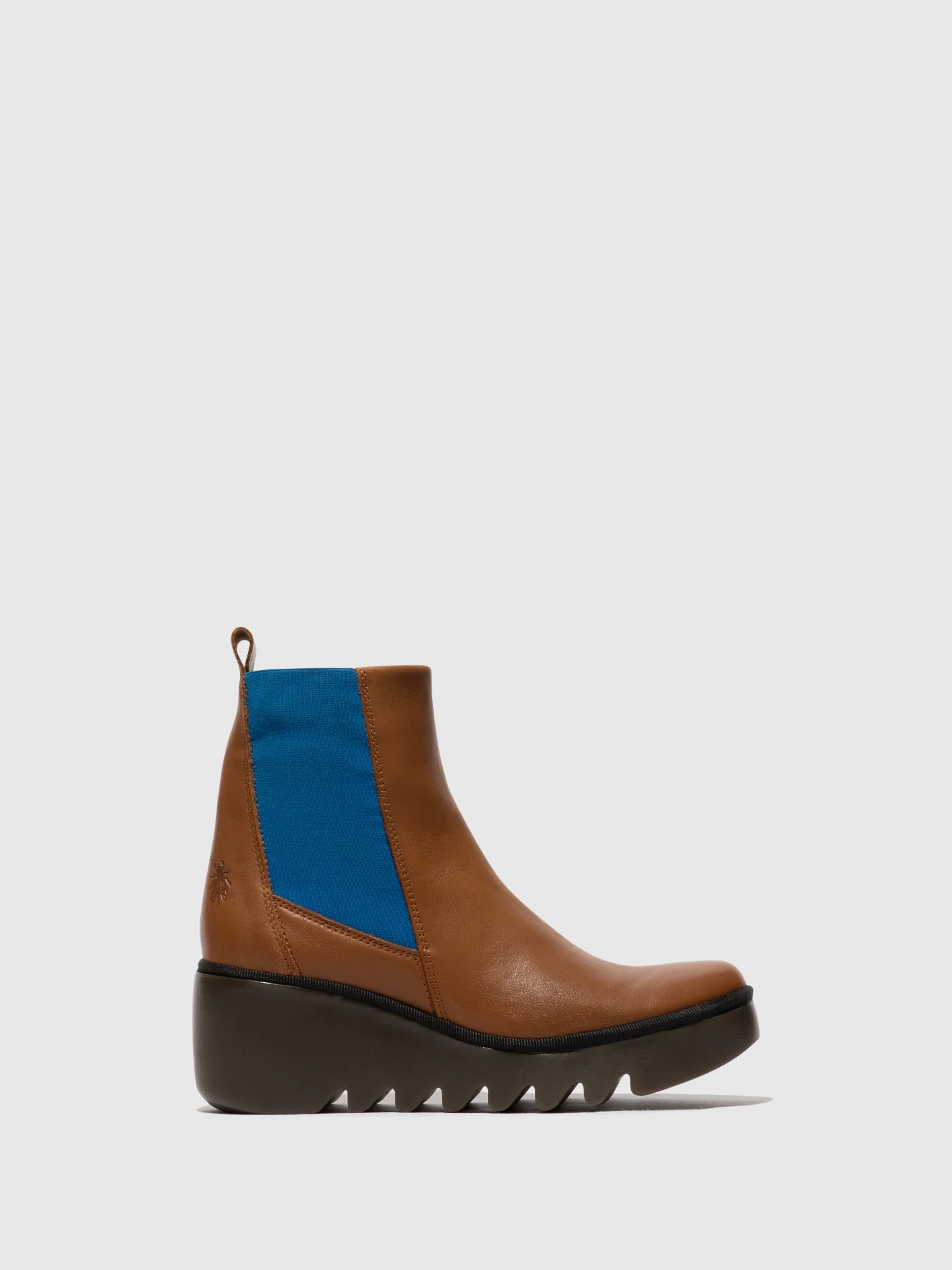 Chelsea Ankle Boots BAGU233FLY CUOIO (BLUE ELASTIC)