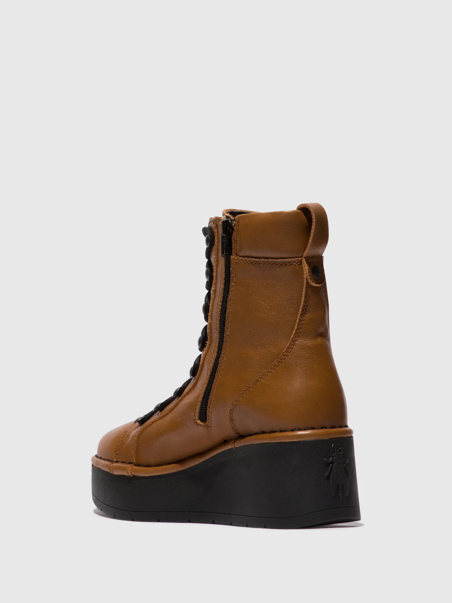Lace-up Ankle Boots HAND247FLY CUOIO - Image 3