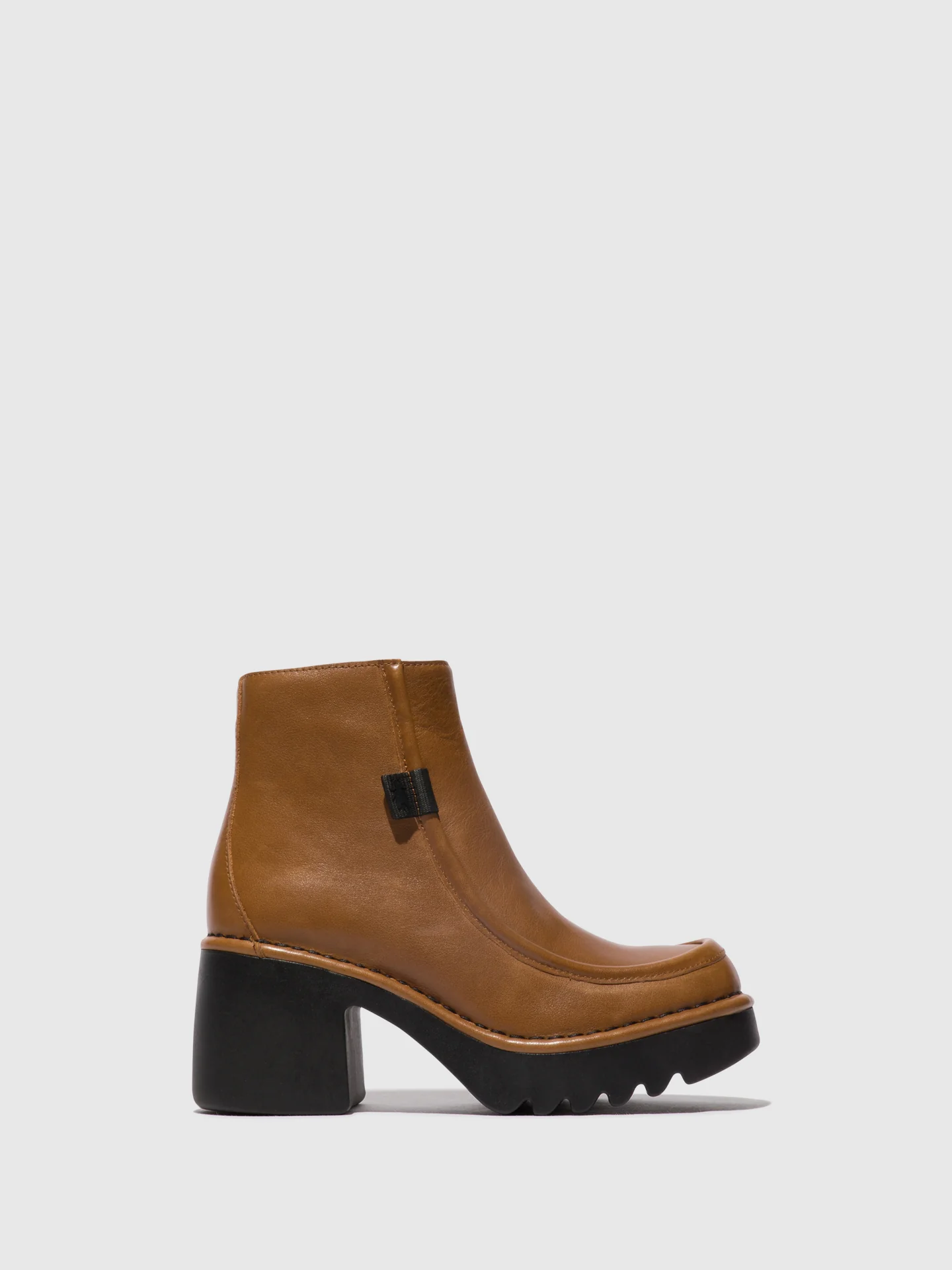 Zip Up Ankle Boots MITE249FLY CUOIO