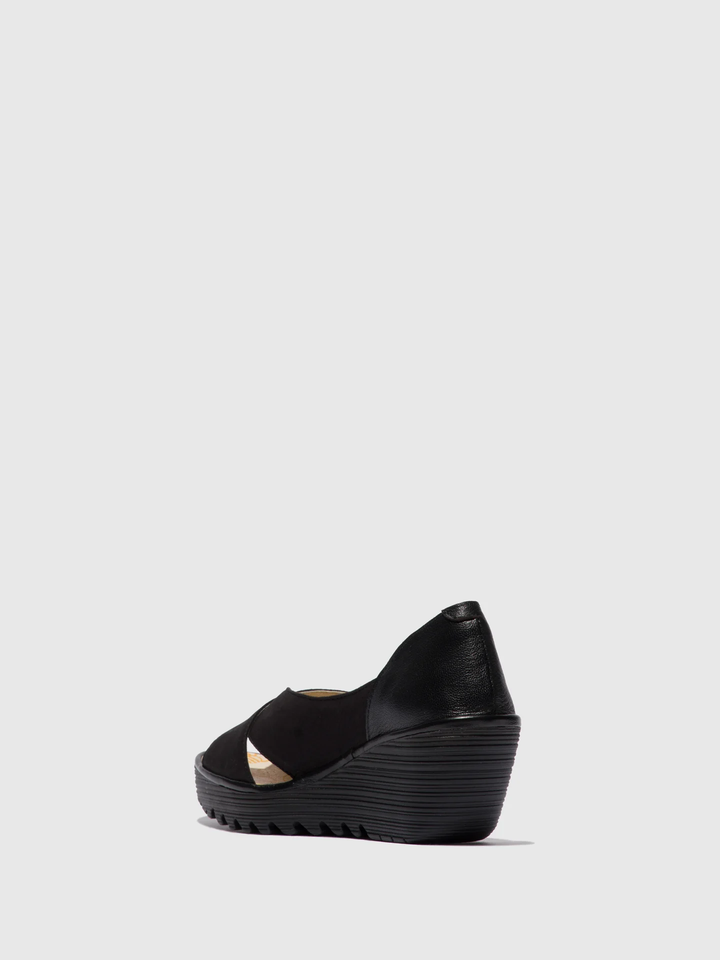 Open Toe Sandals YOMA307FLY CUPIDO/MOUSSE BLACK - Image 3