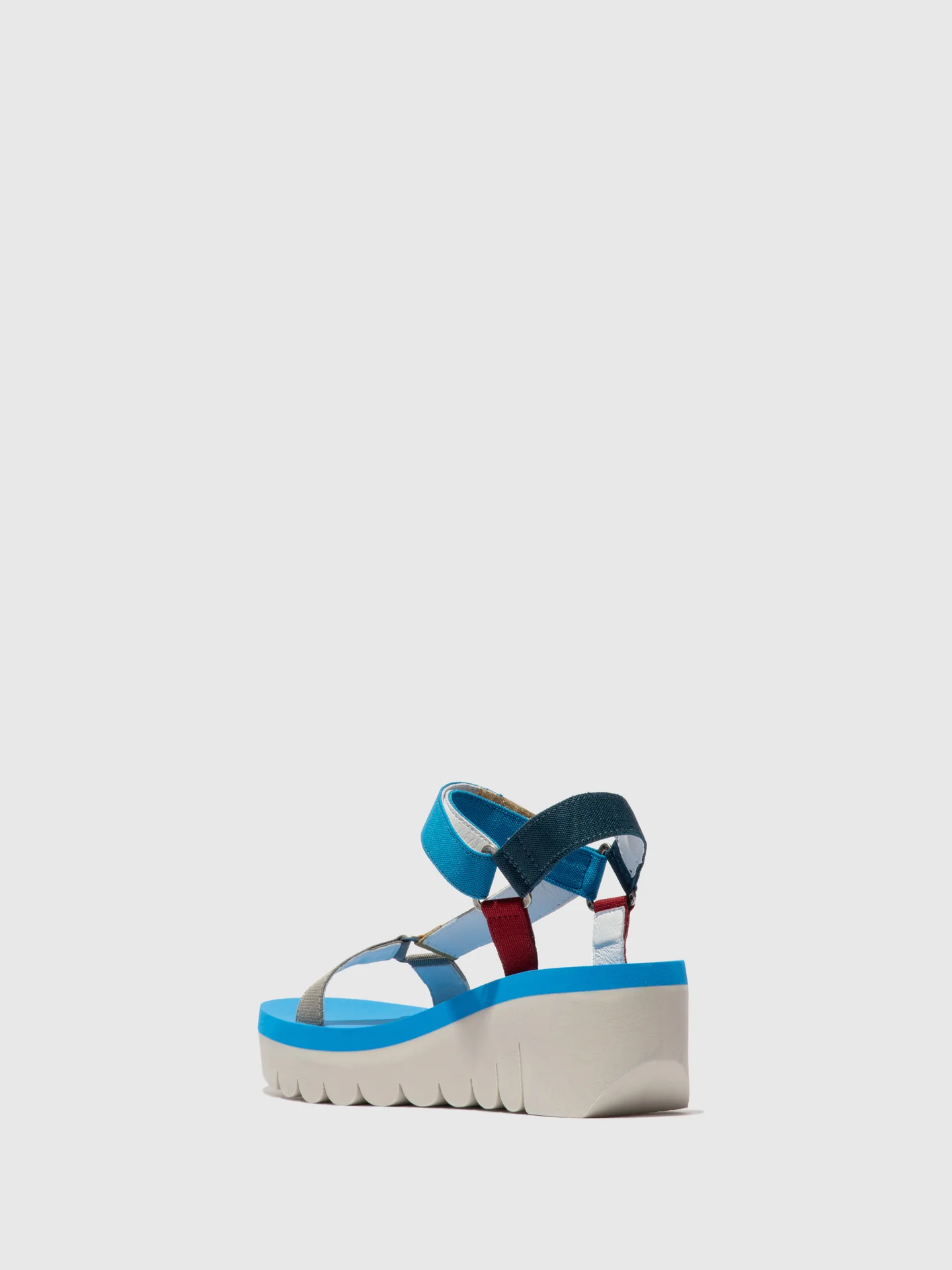 Velcro Sandals YEFA726FLY CUPIDO MULTI (AZURE) - Image 3