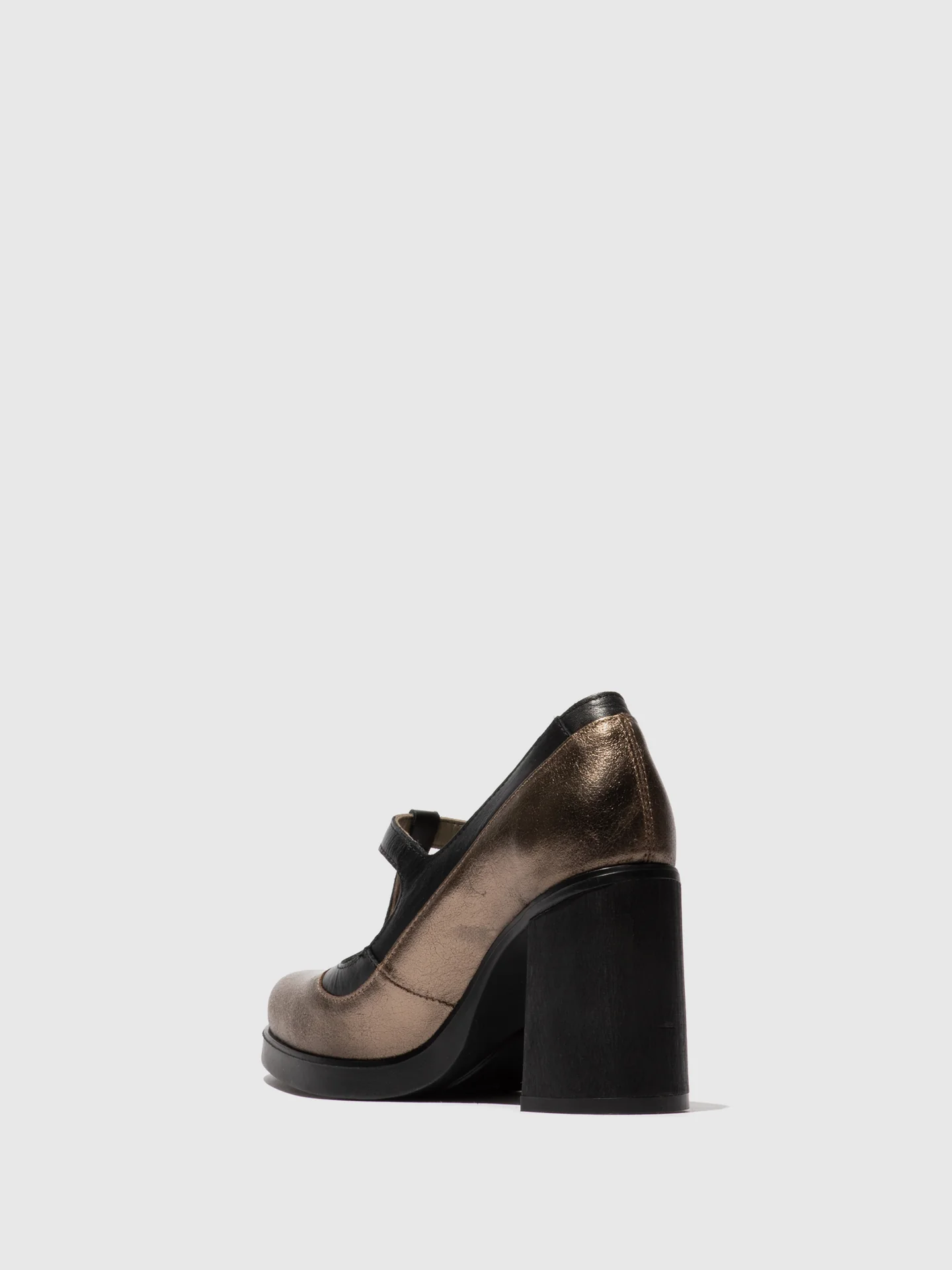 Mary Jane Shoes SEIF141FLY DARK GOLD/BLACK - Image 3