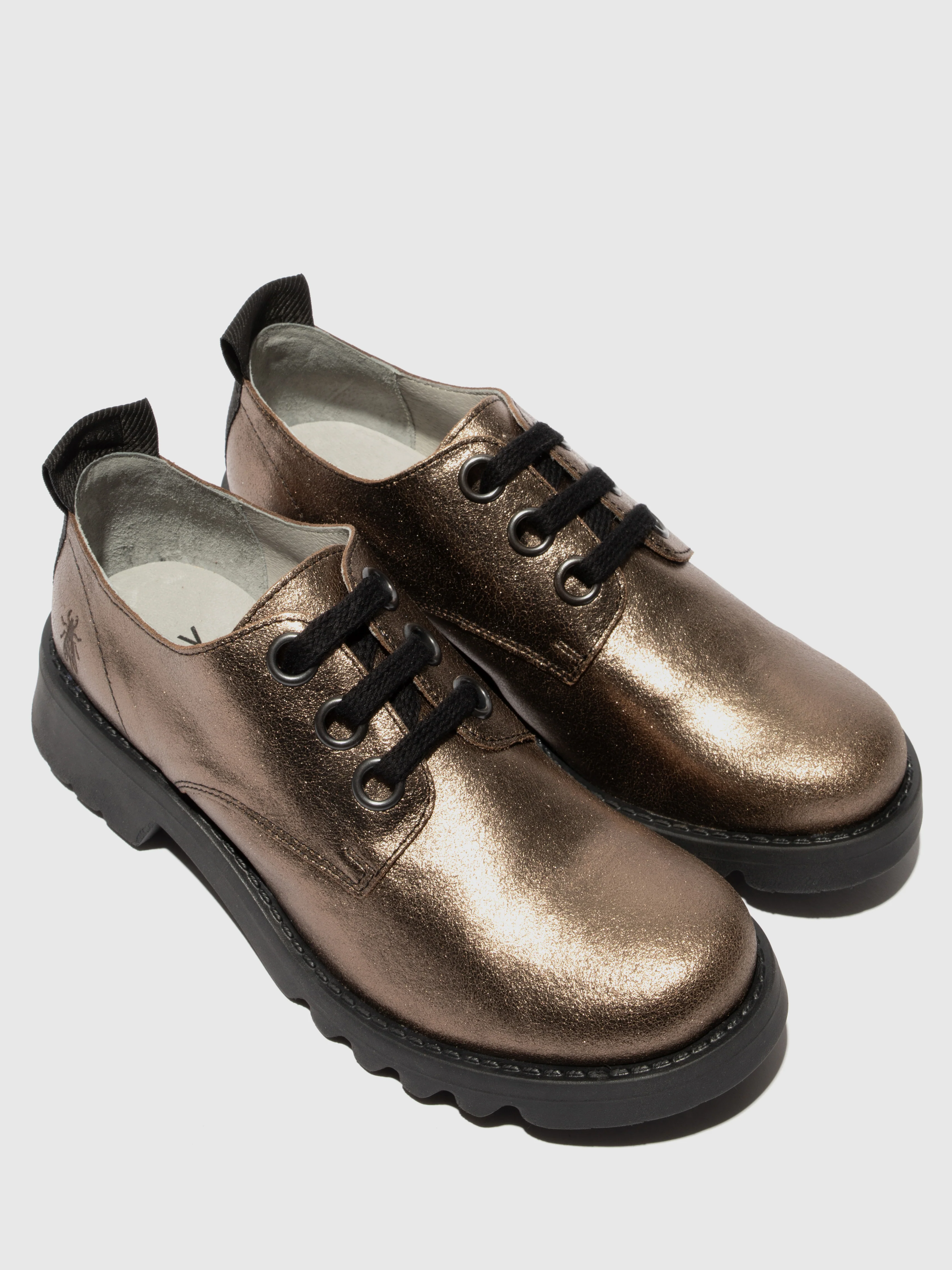 Lace-up Shoes RUDA538FLY DARK GOLD - Image 4