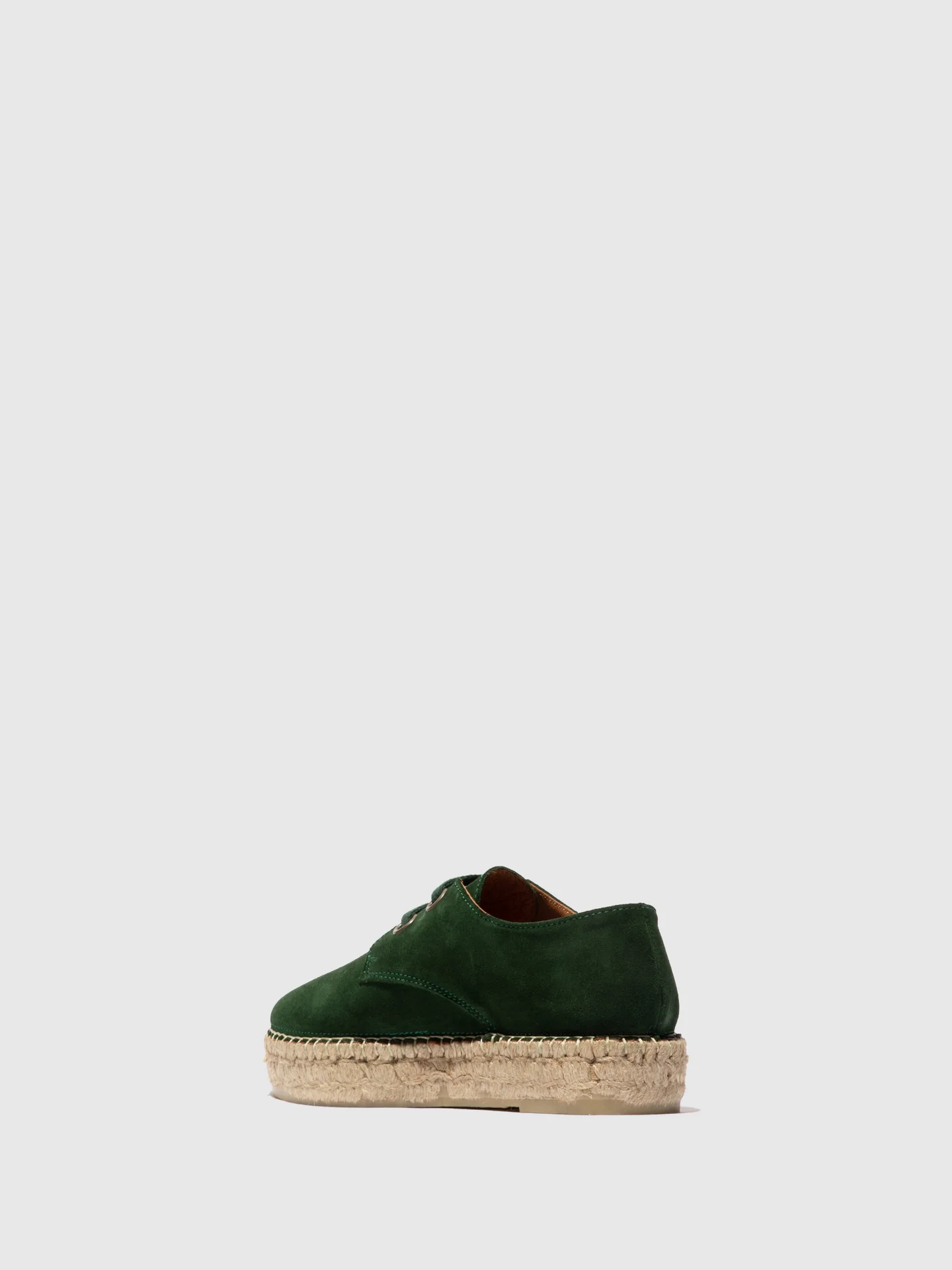 Lace-up Espadrilles PETH525FLY DARK GREEN - Image 3