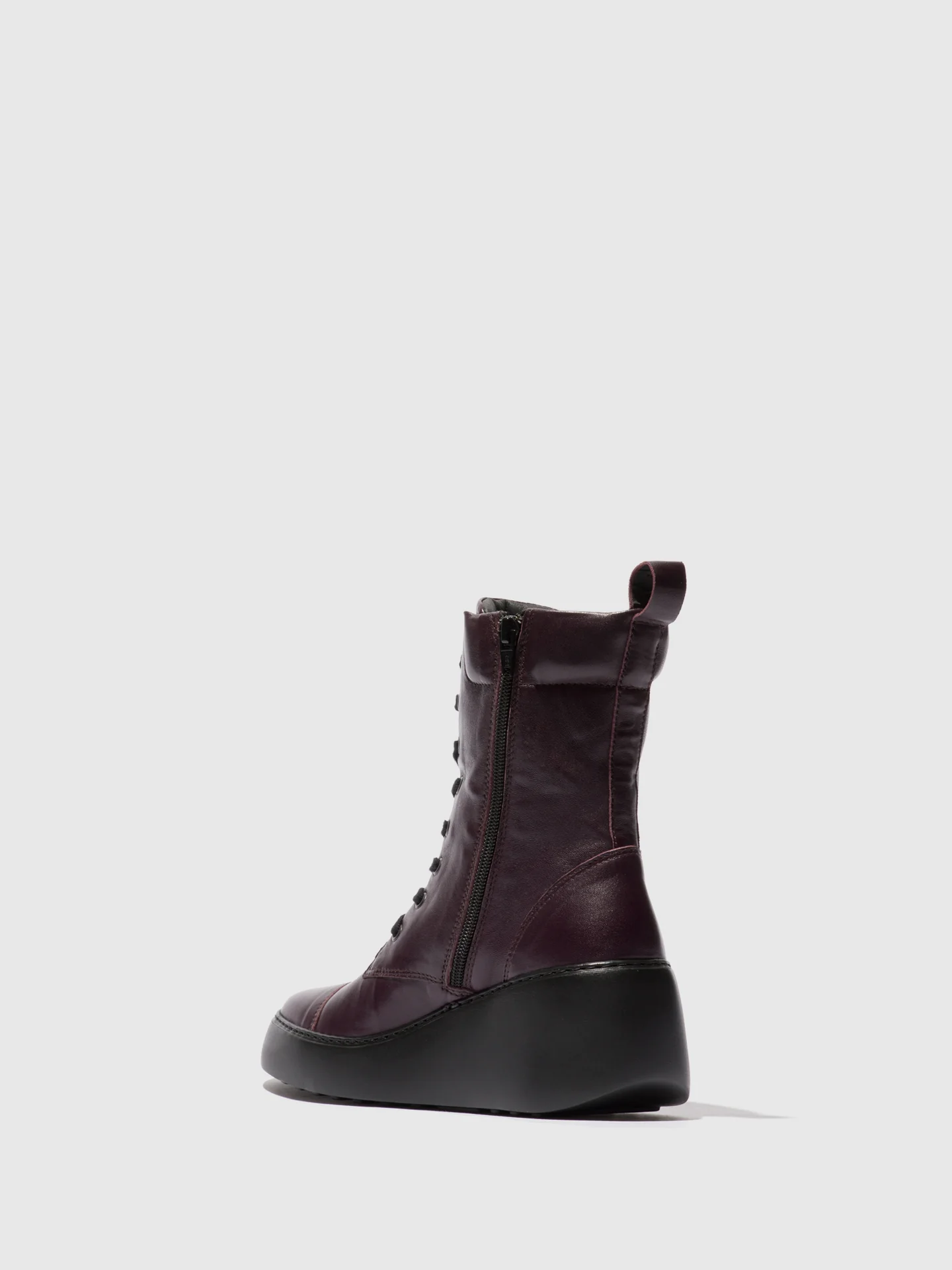 Lace-up Ankle Boots DAFF641FLY DARK PURPLE - Image 3