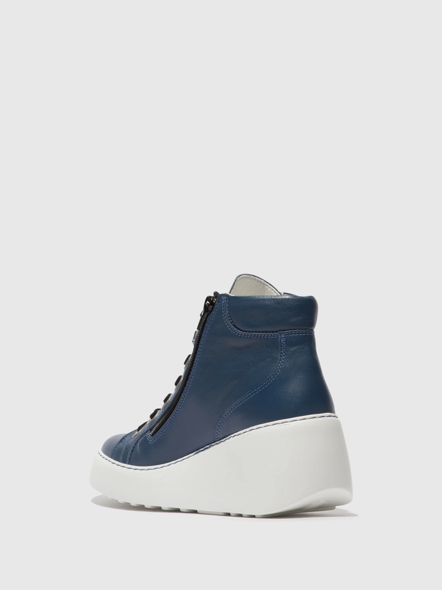 Lace-up Ankle Boots DICE468FLY DENIM (OFFWHITE SOLE) - Image 3