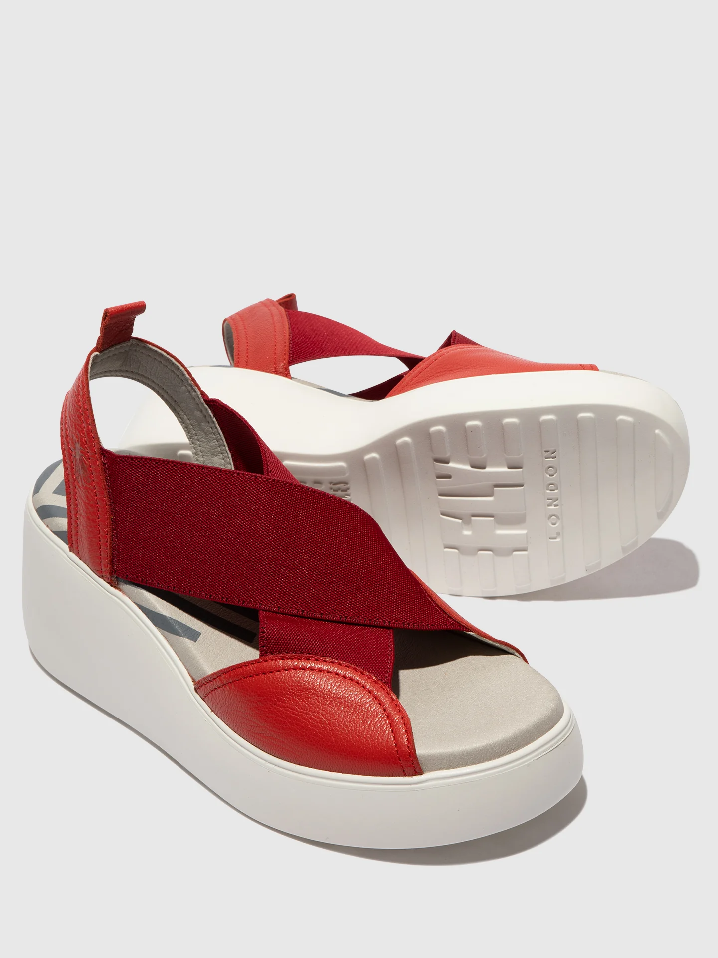 Elasticated Sandals DAIF216FLY DEVIL RED - Image 4