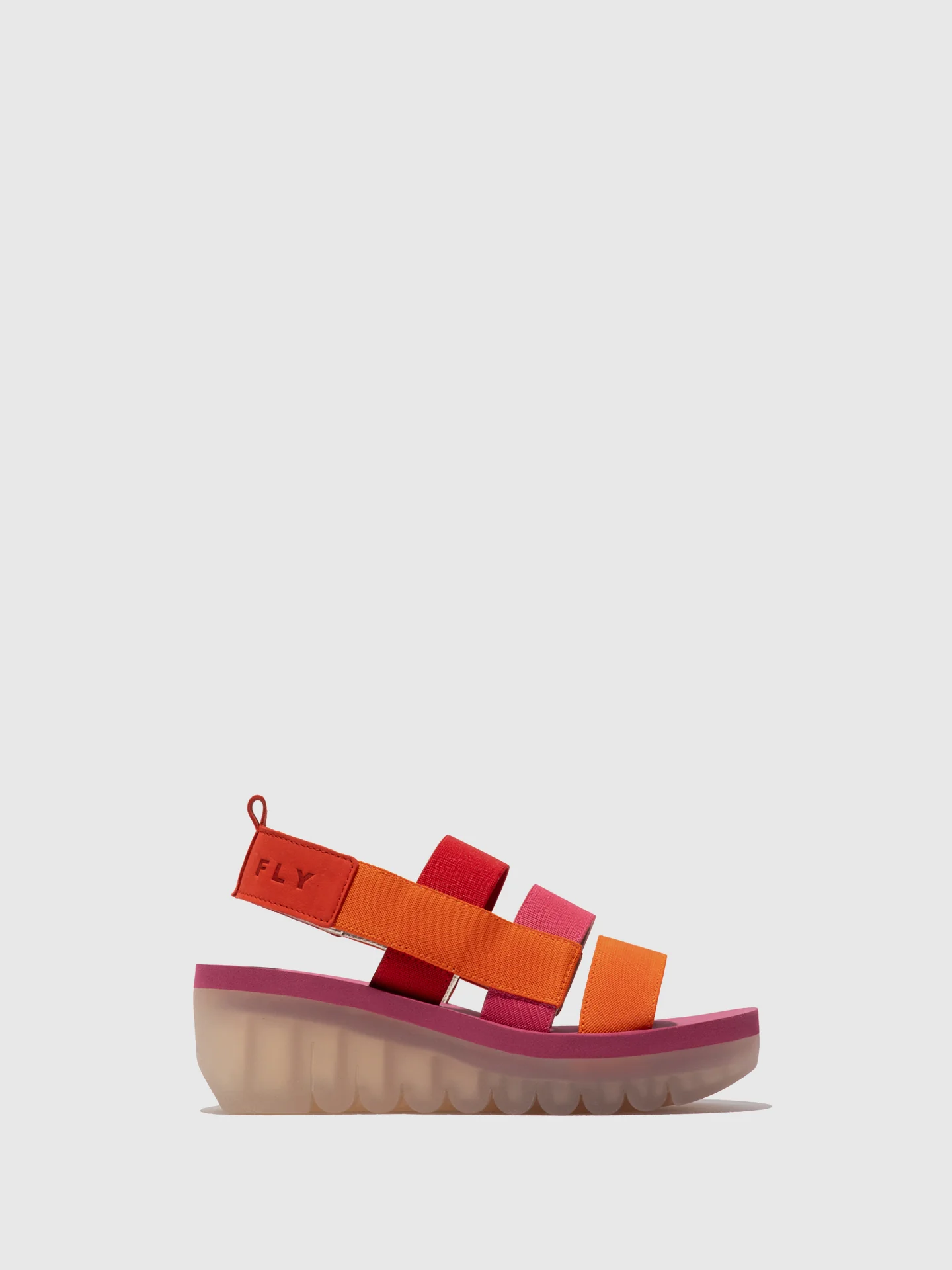 Strappy Sandals YERE847FLY DEVIL RED/MULTICOLOR/LILAC