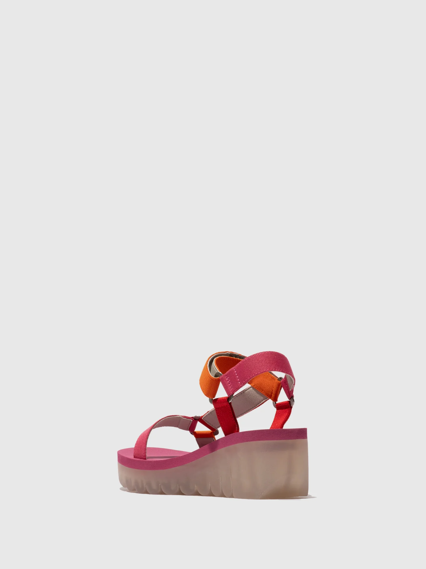 Velcro Sandals YEFA726FLY DEVIL RED/MULTICOLOR/VIOLET - Image 3