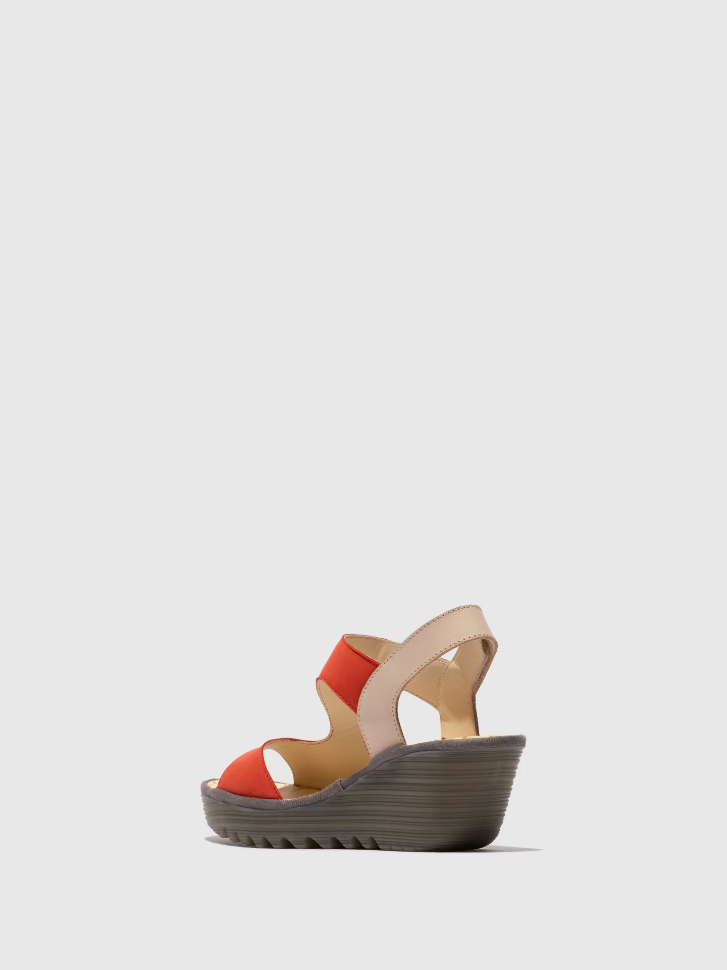 Sling-Back Sandals YOXA576FLY DEVIL RED/NATURAL - Image 3