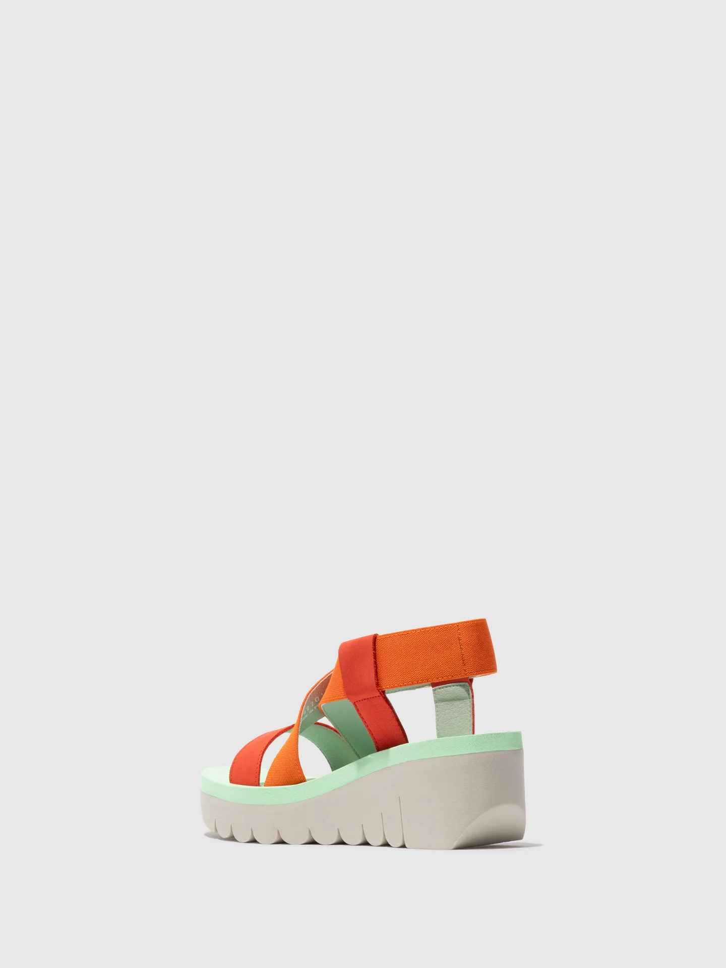 Sling-Back Sandals YABI922FLY DEVIL RED/ORANGE/SPEARMINT - Image 3