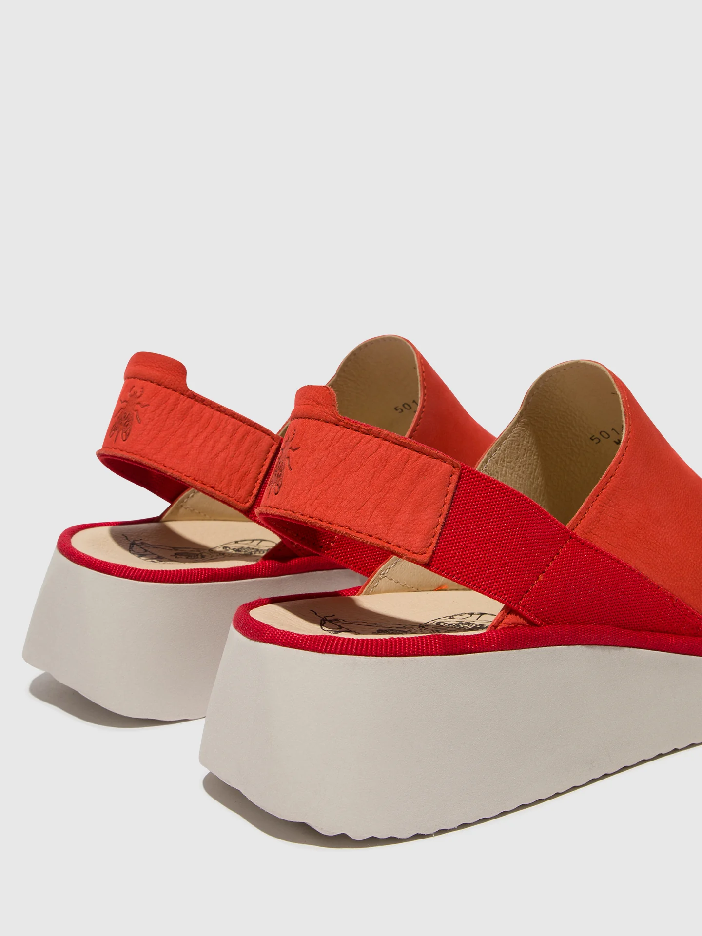 Sling-Back Shoes PLOG430FLY DEVIL RED - Image 4