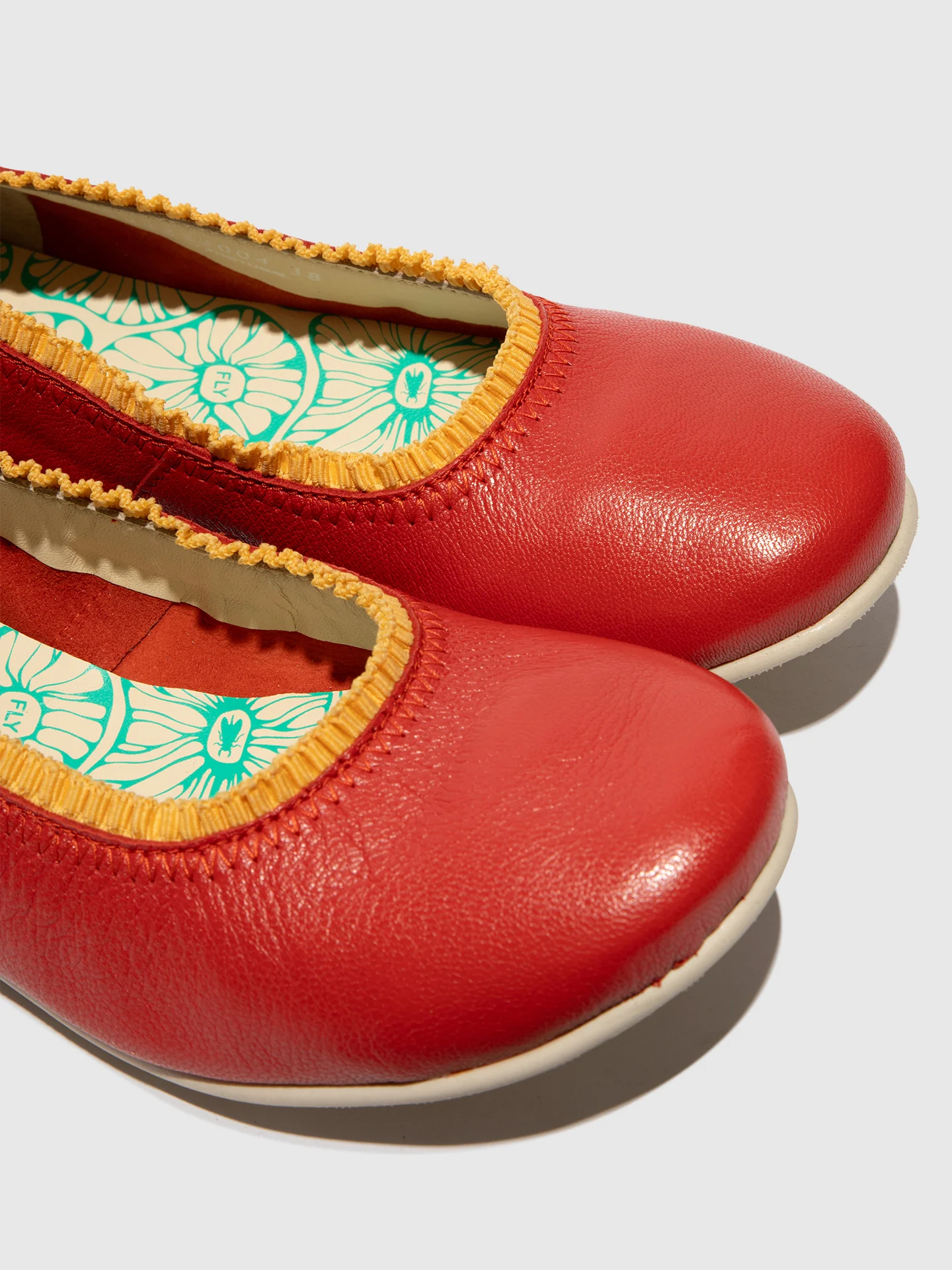 Flat Ballerinas GOIL222FLY DEVIL RED/YELLOW - Image 4