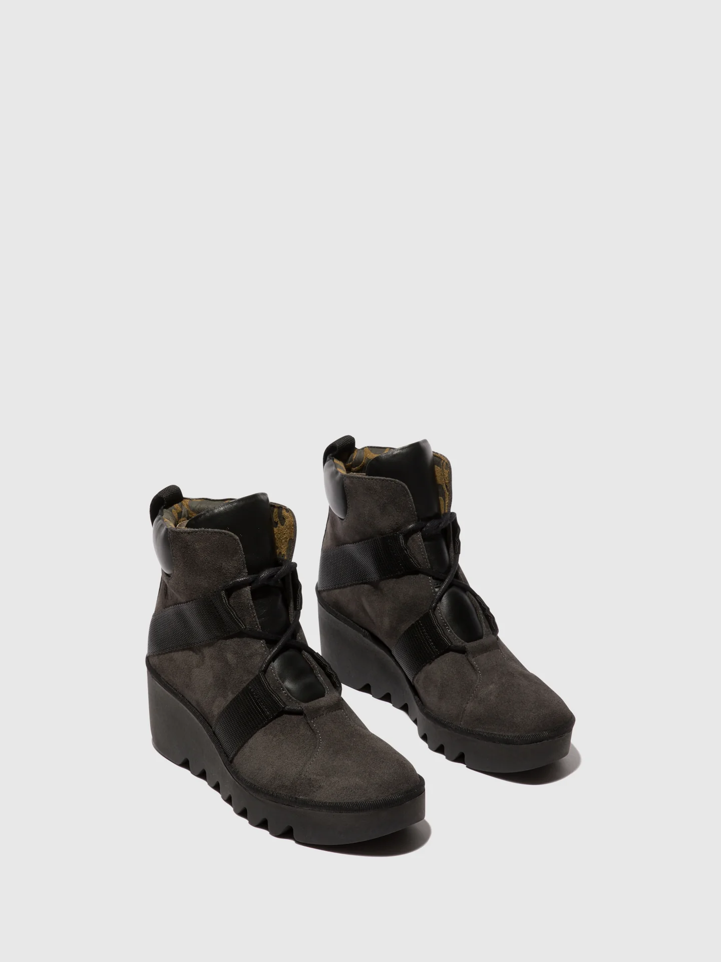 Lace-up Ankle Boots BLOM460FLY DIESEL/BLACK - Image 2