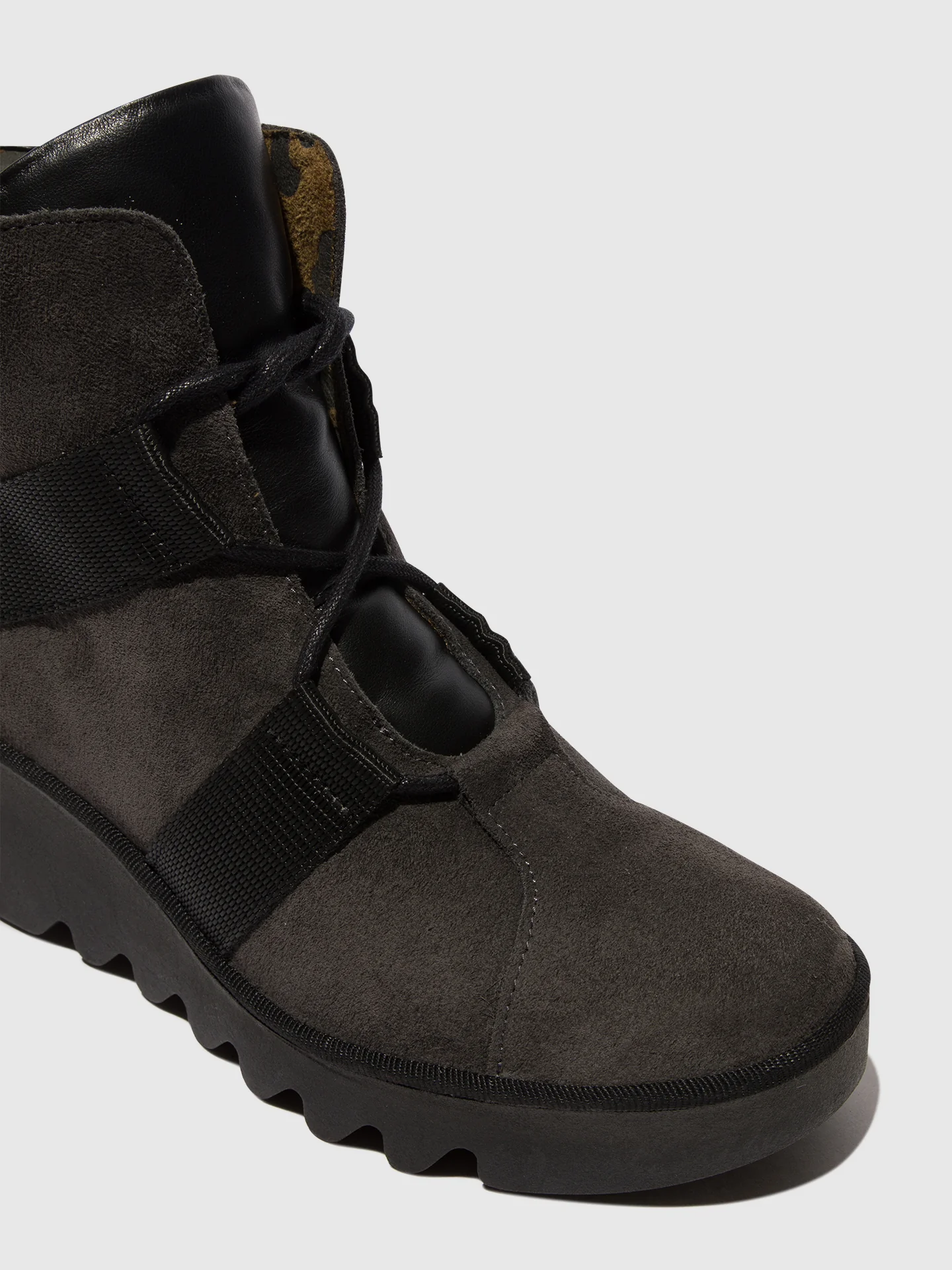 Lace-up Ankle Boots BLOM460FLY DIESEL/BLACK - Image 4