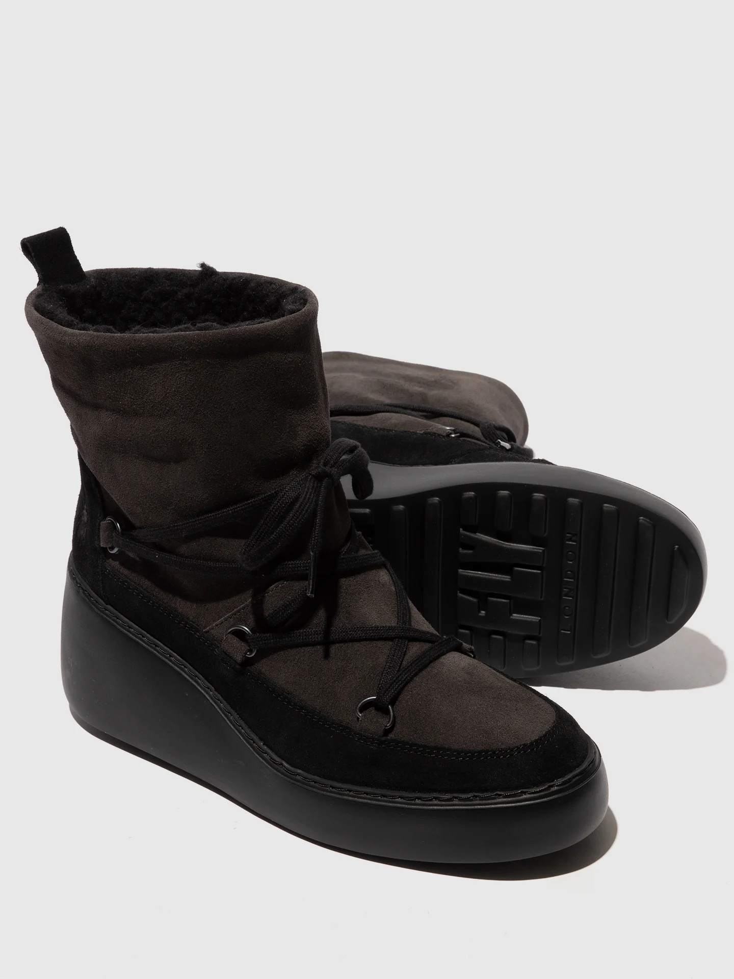 Zip Up Ankle Boots DERE725FLY DIESEL/BLACK - Image 4