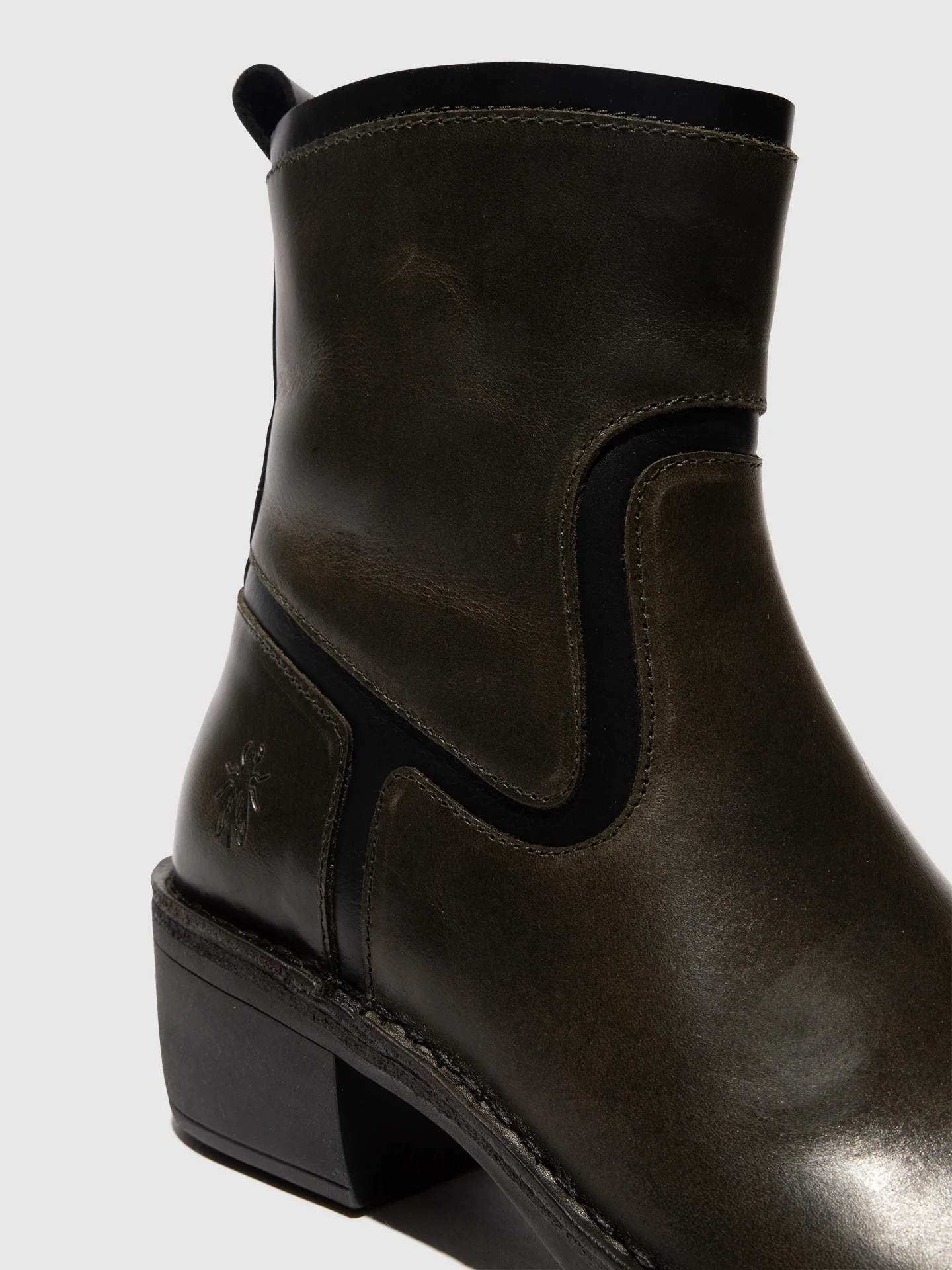 Zip Up Ankle Boots MIZI102FLY DIESEL/BLACK - Image 4