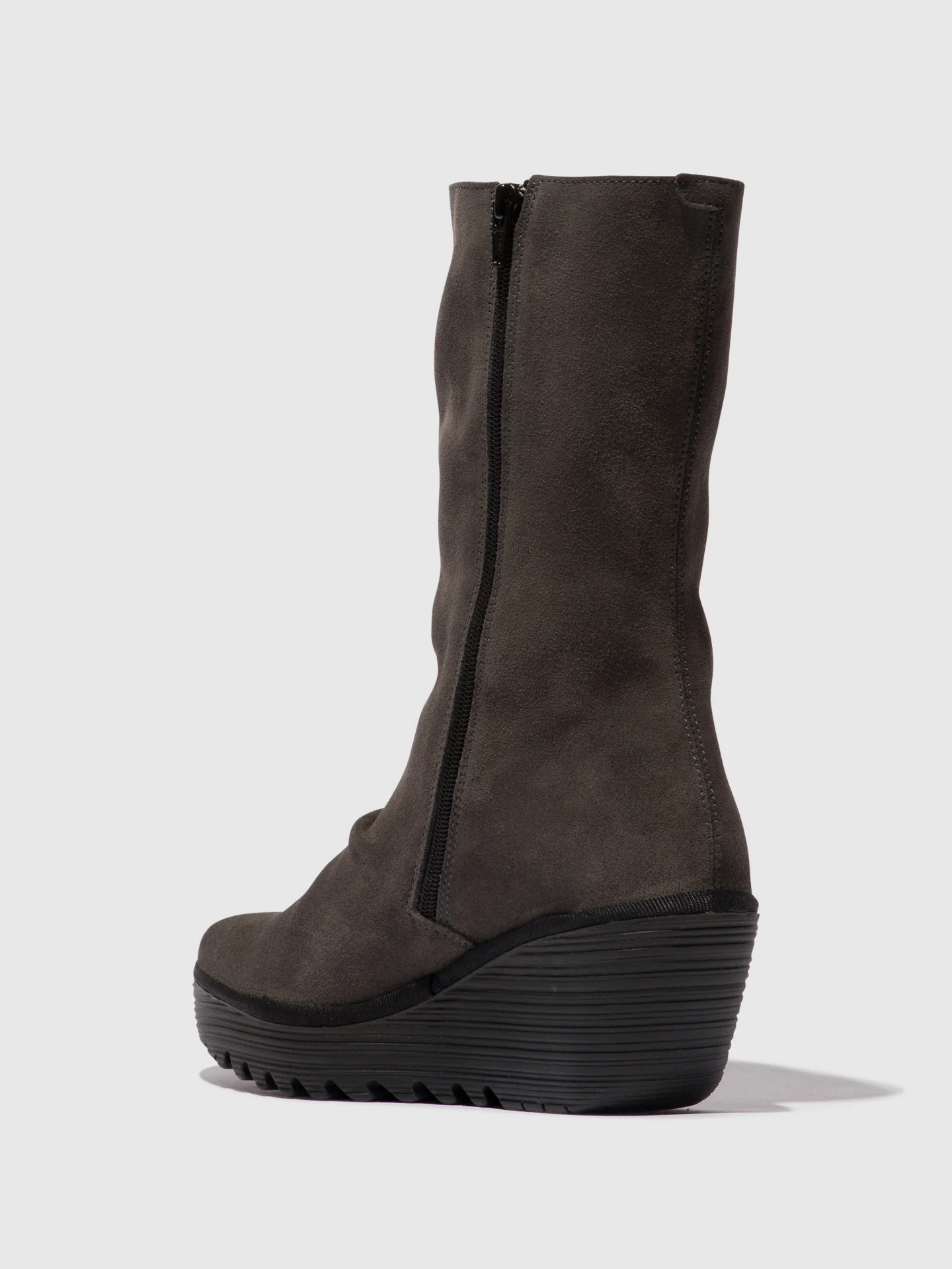Zip Up Ankle Boots YEMY408FLY DIESEL/BLACK - Image 3