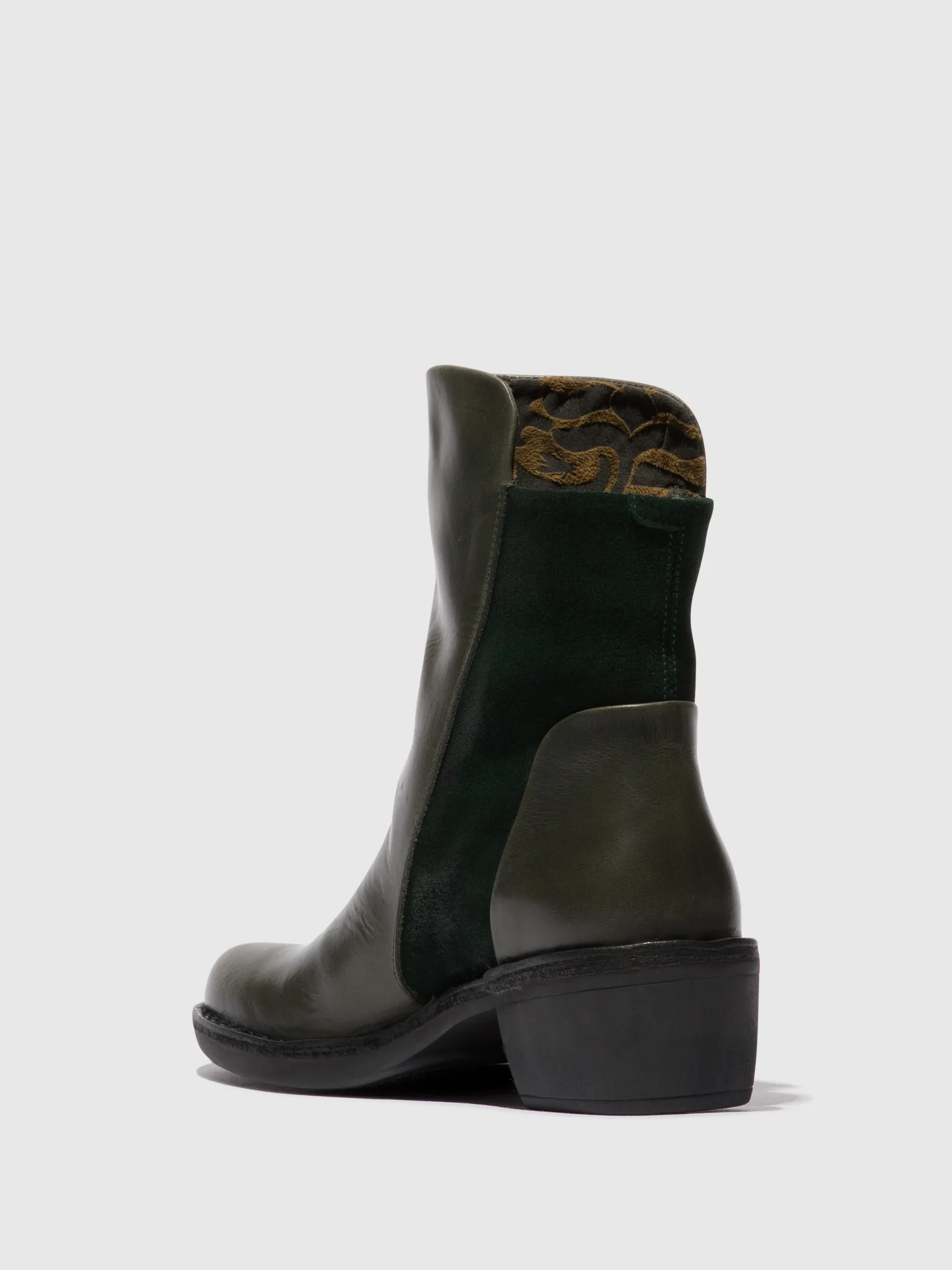 Zip Up Ankle Boots MELY074FLY DIESEL/GREEN FOREST - Image 3