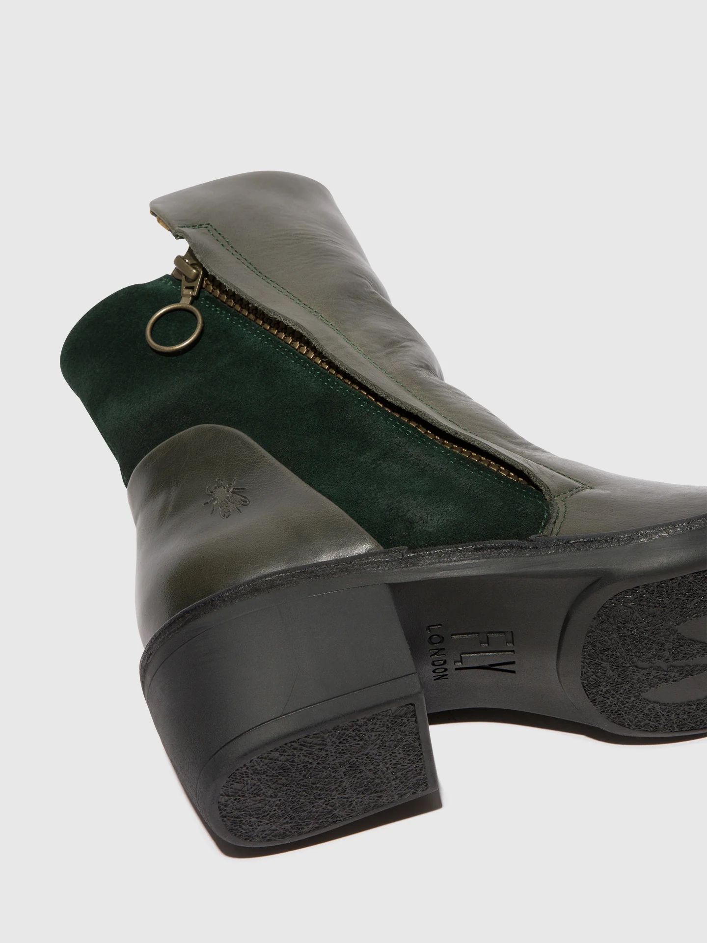 Zip Up Ankle Boots MELY074FLY DIESEL/GREEN FOREST - Image 4
