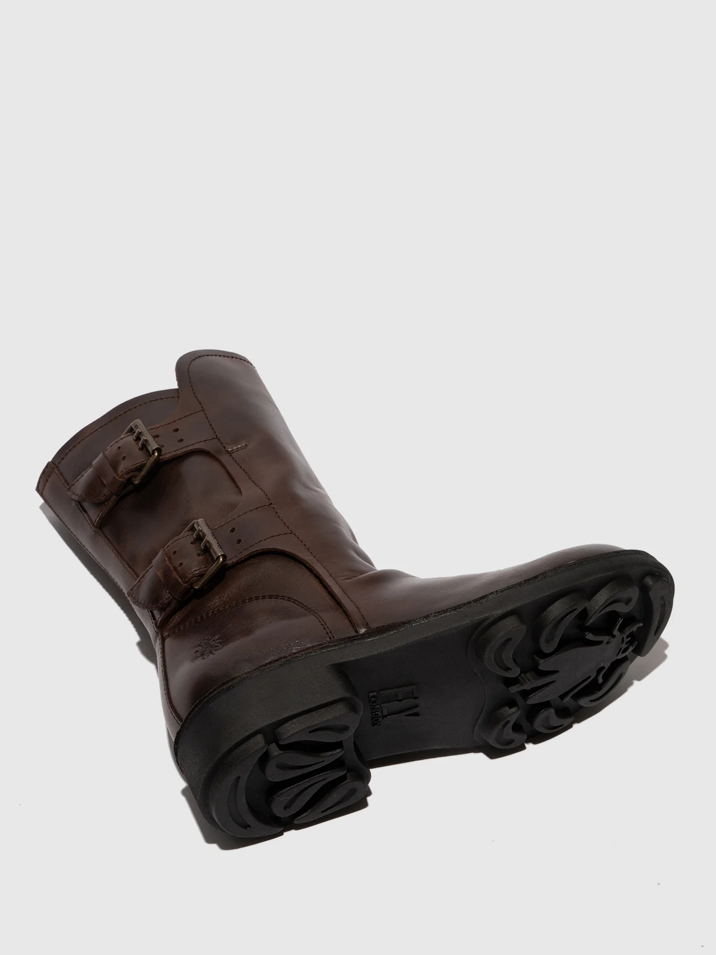 Buckle Ankle Boots NACH177FLY DK. BROWN - Image 4