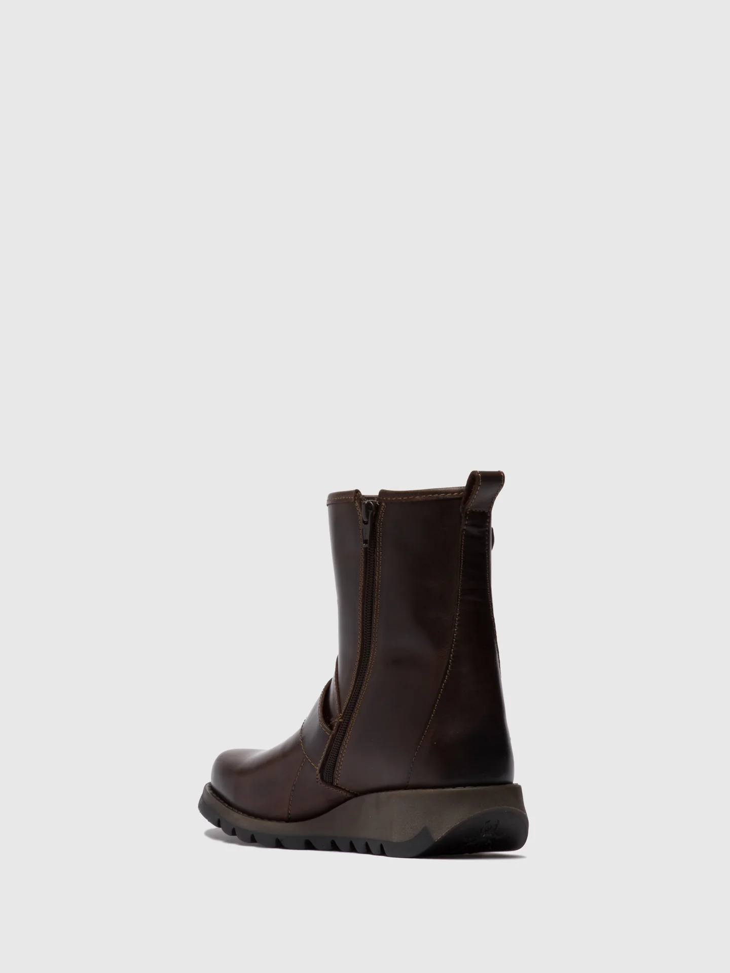 Buckle Ankle Boots SINO525FLY DK.BROWN - Image 3