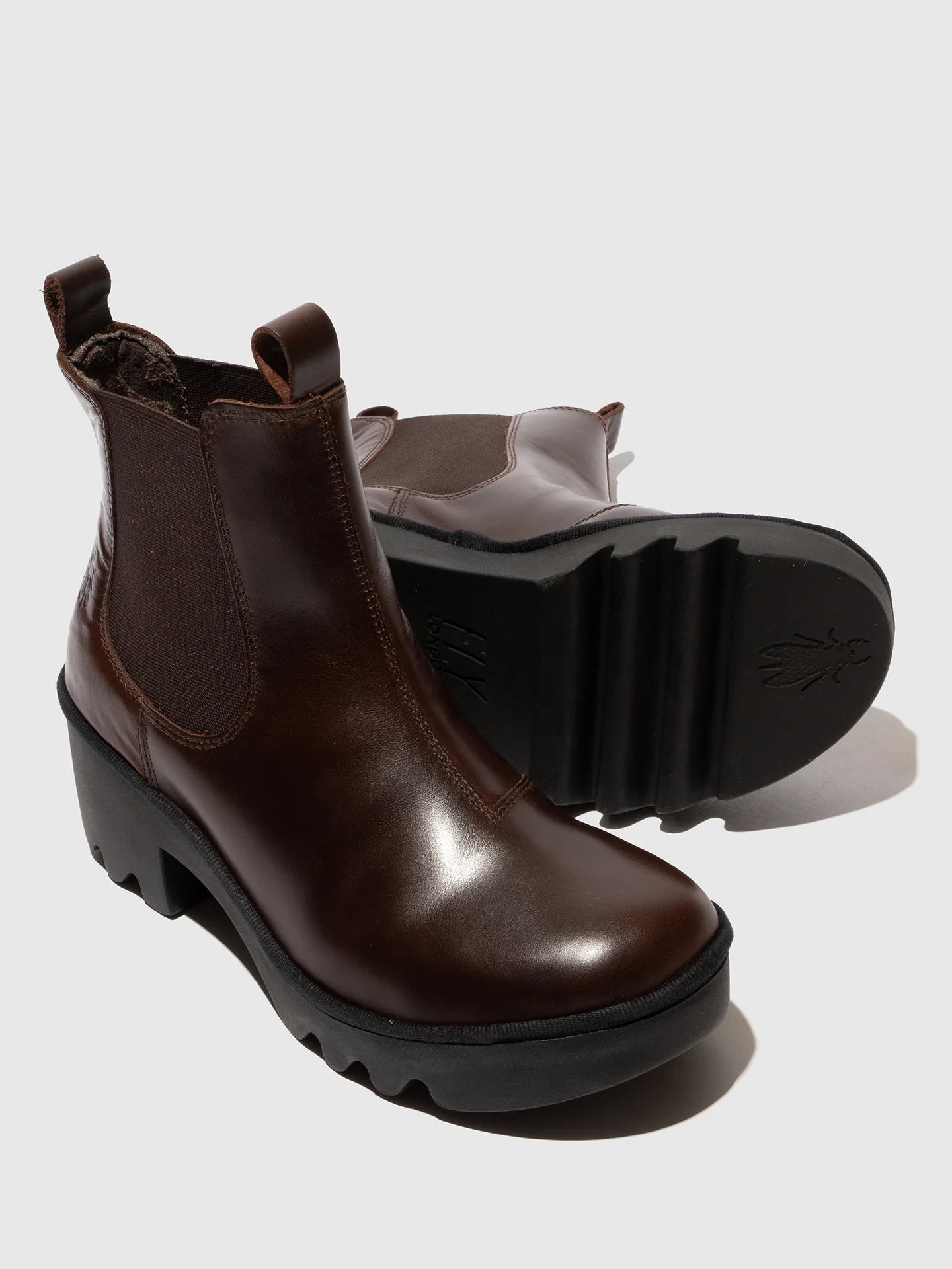 Chelsea Ankle Boots TRIG514FLY DK. BROWN - Image 4