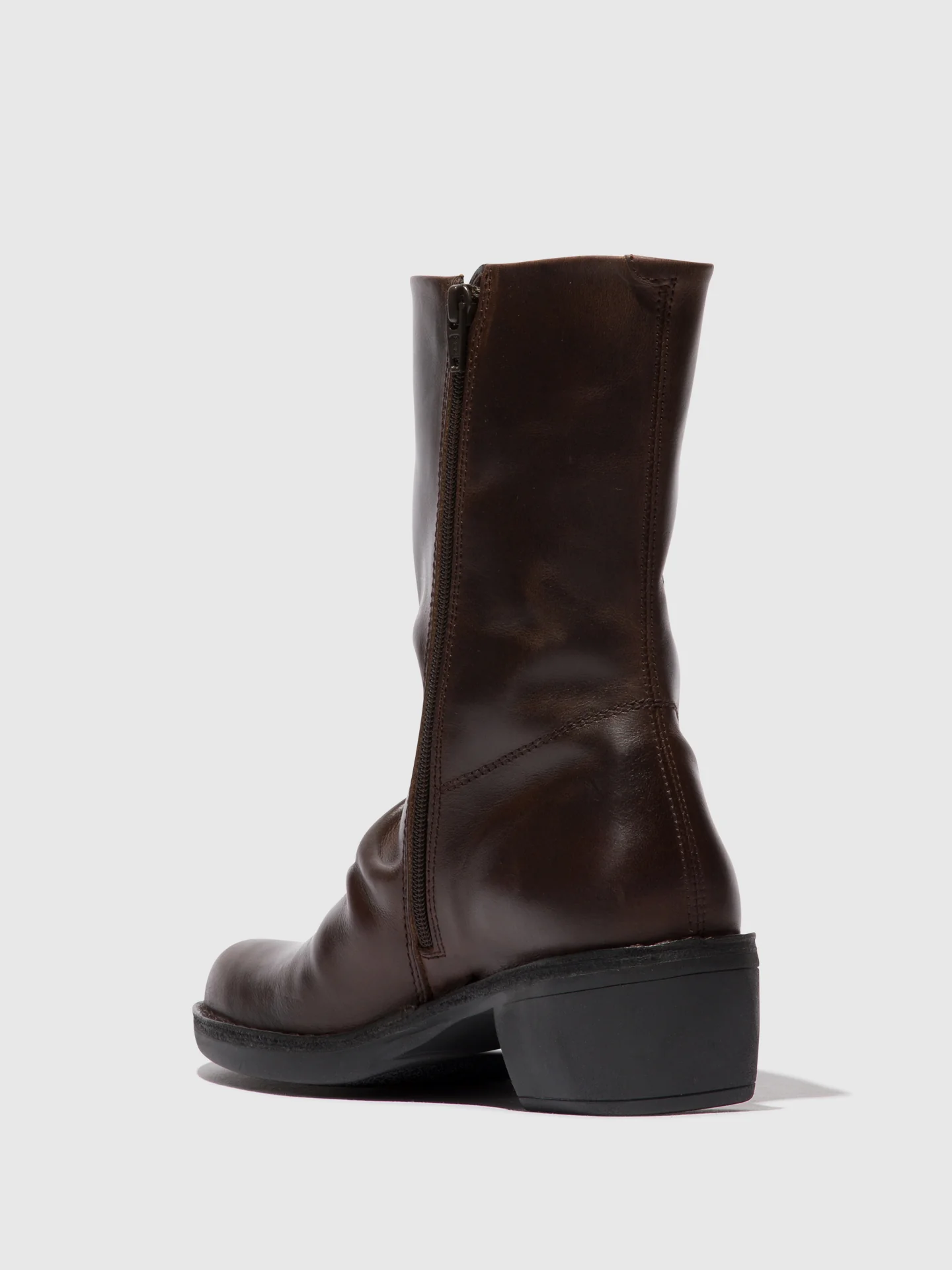 Zip Up Boots MECY092FLY DK.BROWN/EXPRESSO - Image 3