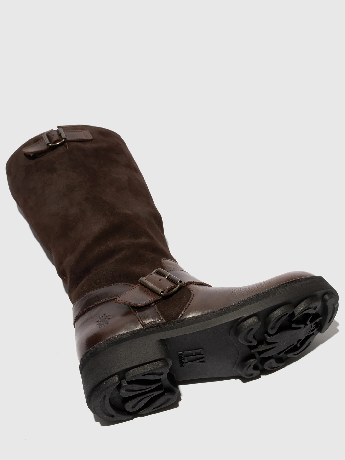 Zip Up Boots NOCH140FLY DK.BROWN/EXPRESSO - Image 4