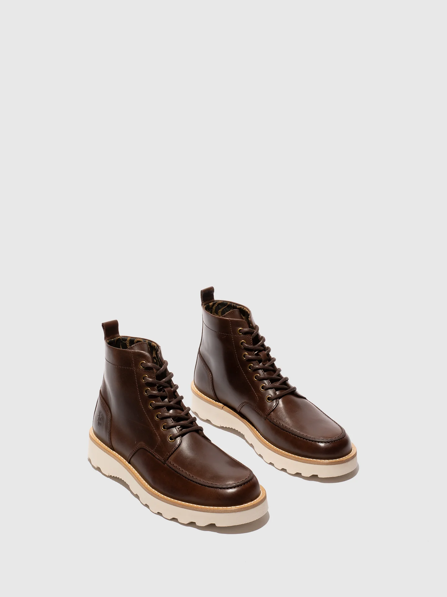 Lace-up Ankle Boots ROIK300FLY DK. BROWN - Image 2