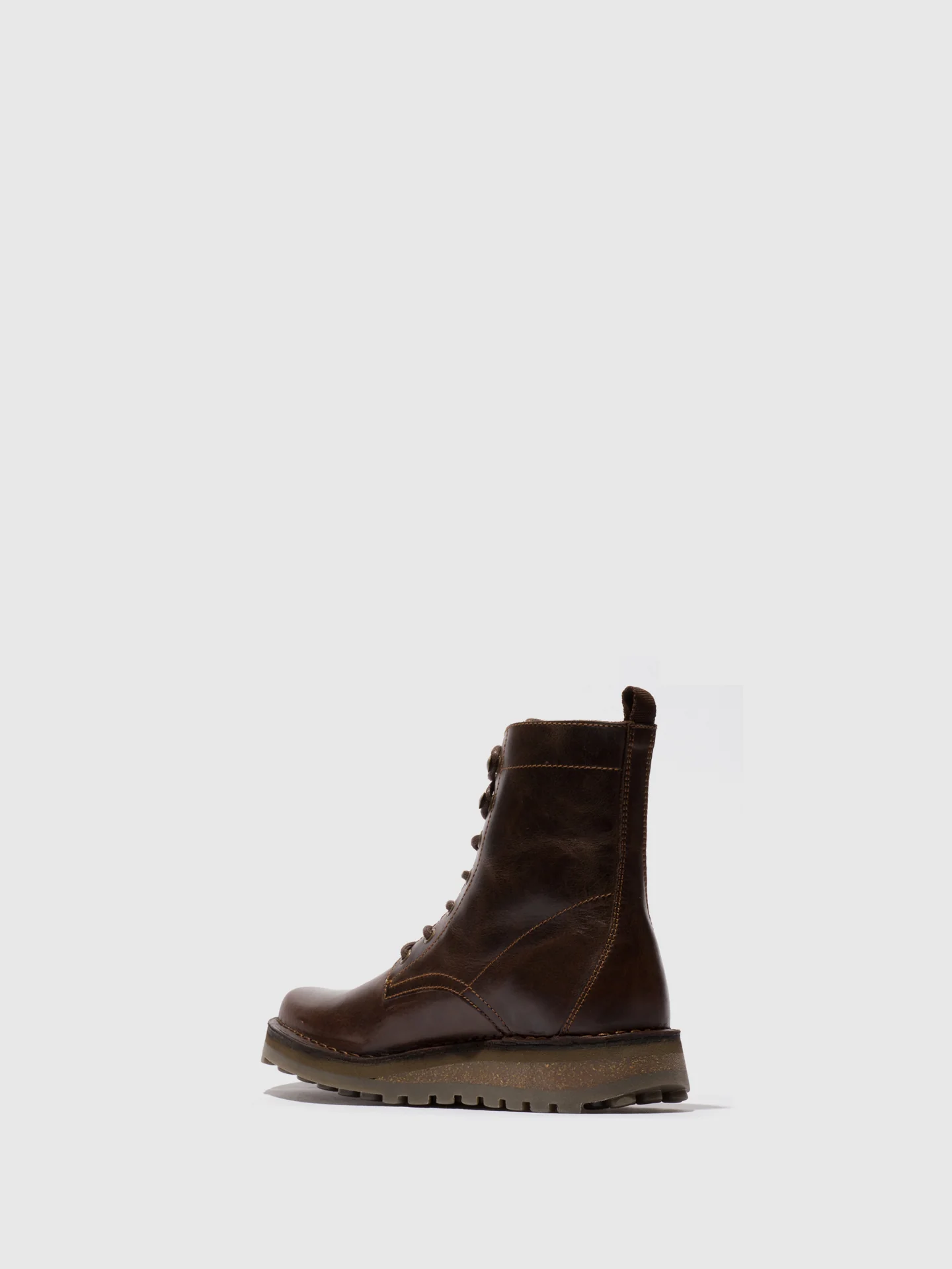 Lace-up Ankle Boots TARK128FLY DK BROWN - Image 3