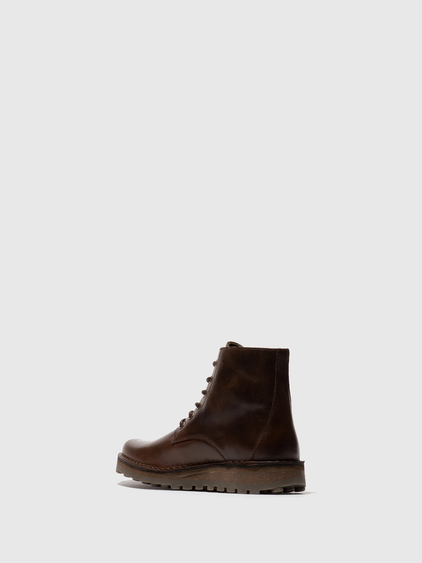 Lace-up Ankle Boots TLIK166FLY DK. BROWN - Image 3