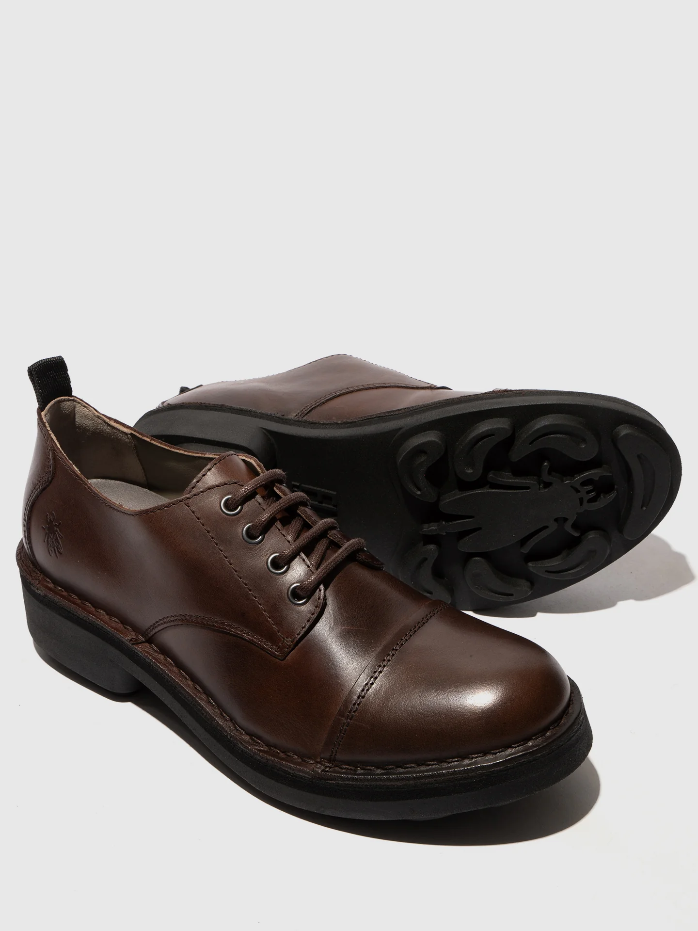 Lace-up Shoes NALY137FLY DK. BROWN - Image 4