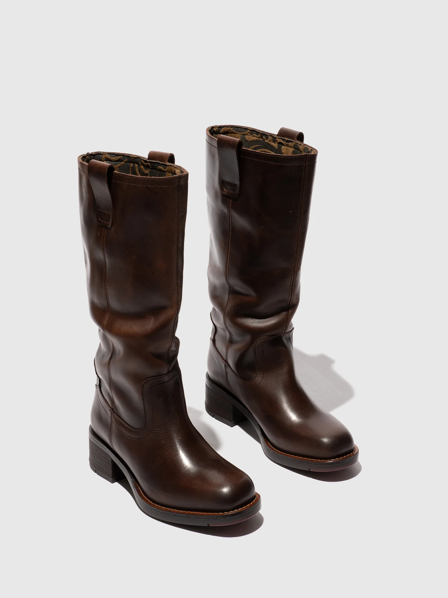 Over the Knee Boots RINT346FLY DK. BROWN - Image 2