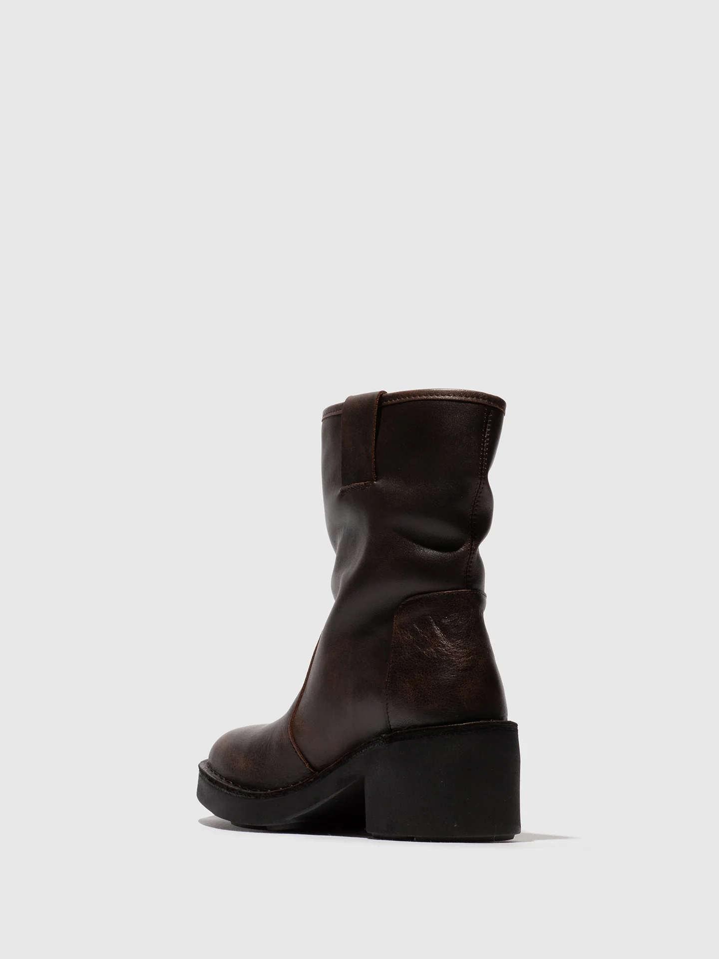Slip-on Ankle Boots NECH193FLY DK. BROWN - Image 3
