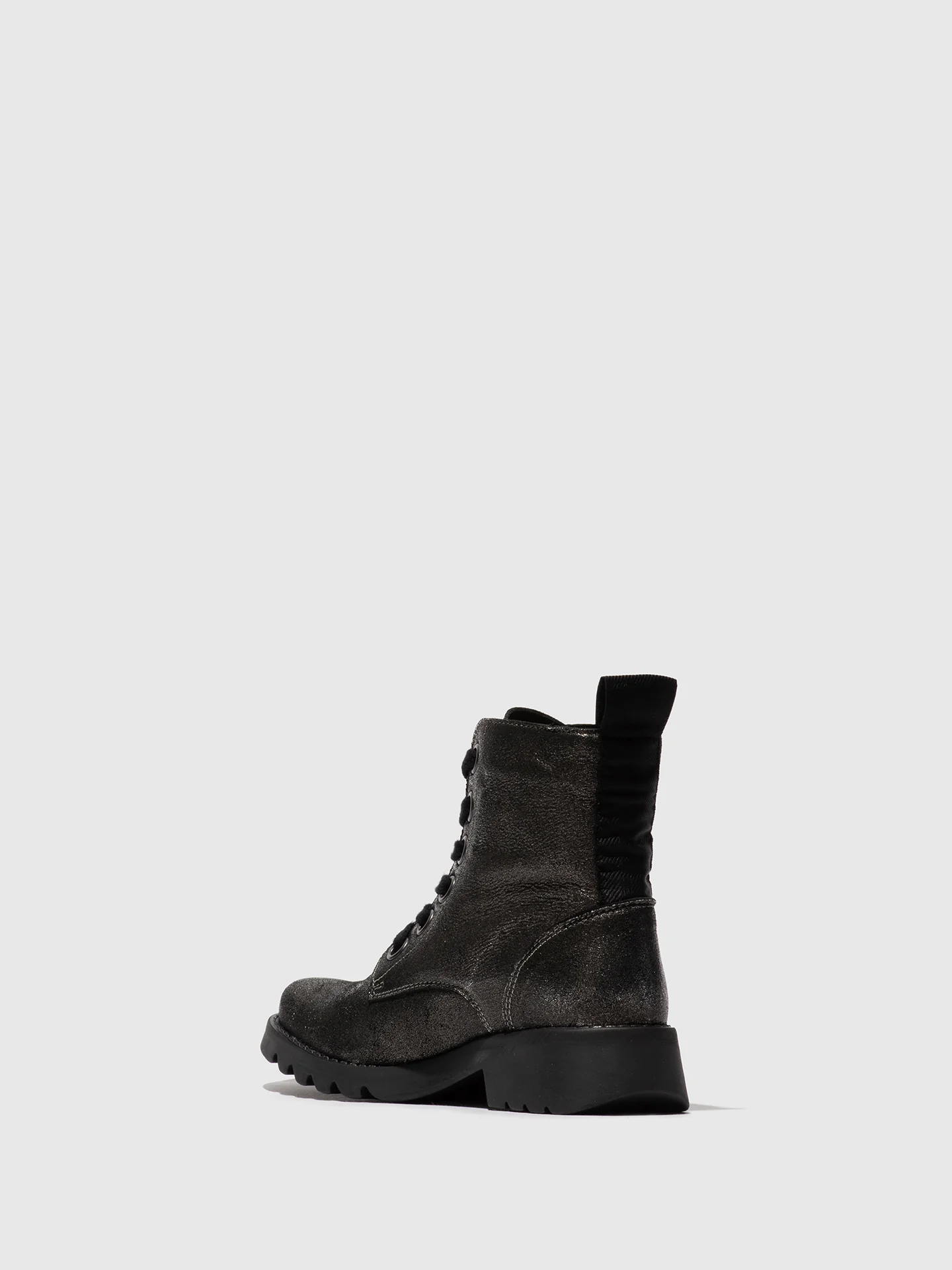Lace-up Ankle Boots RAGI539FLY DK. FLASH SILVER - Image 3