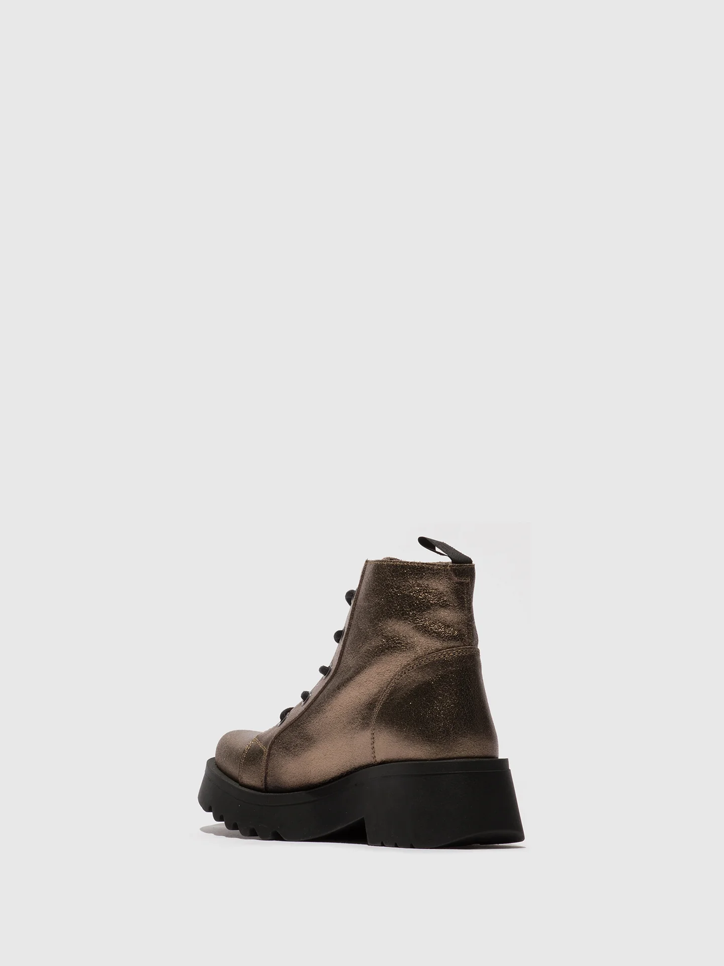 Lace-up Ankle Boots METZ788FLY DK GOLD - Image 3