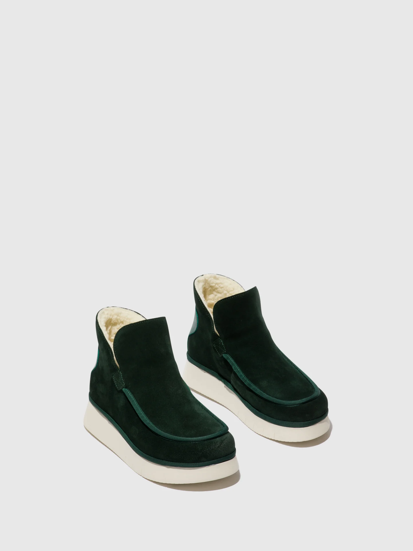 Round Toe Ankle Boots COZE348FLY DK. GREEN - Image 2