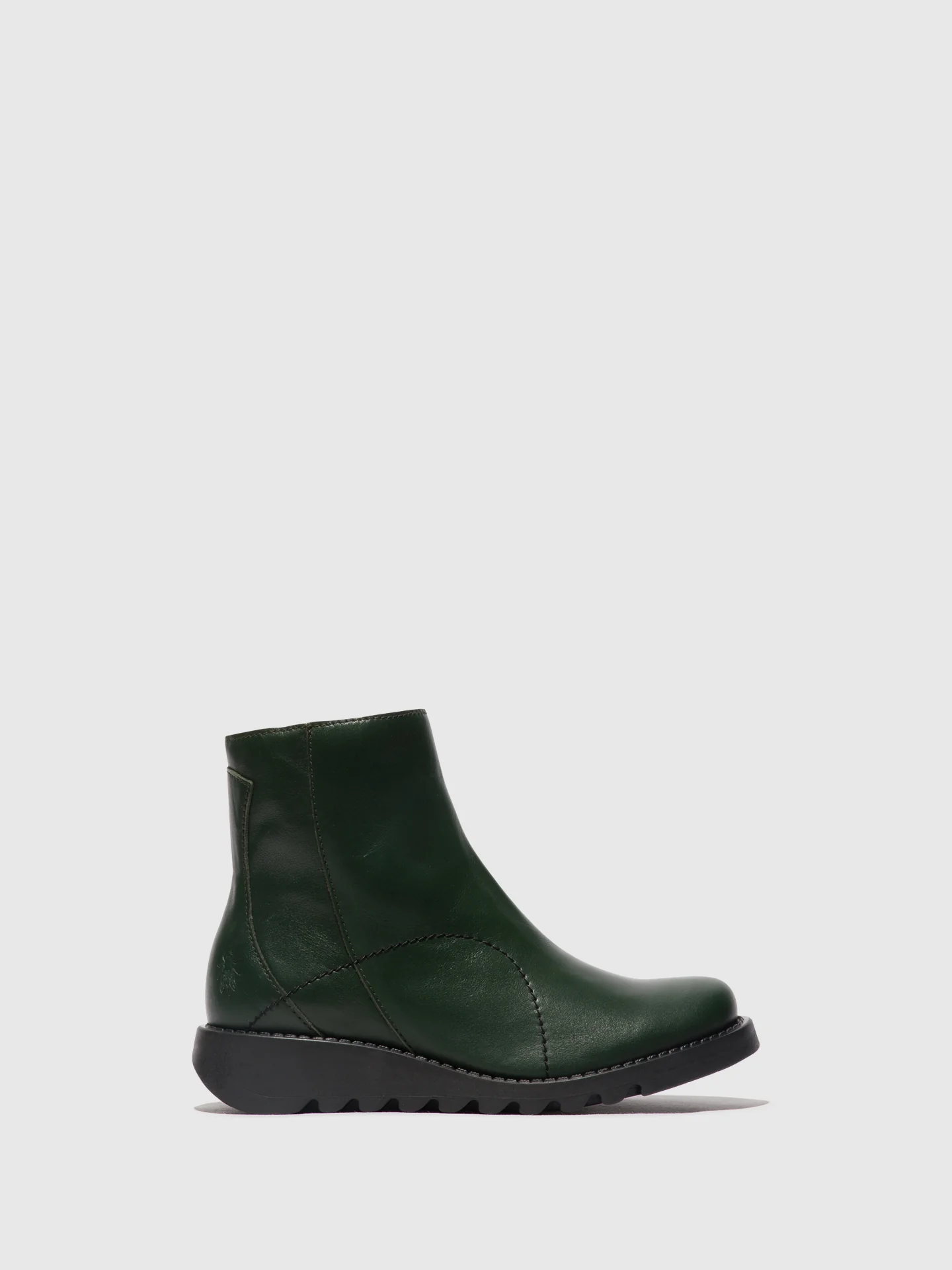 Zip Up Ankle Boots SAGU014FLY DK. GREEN