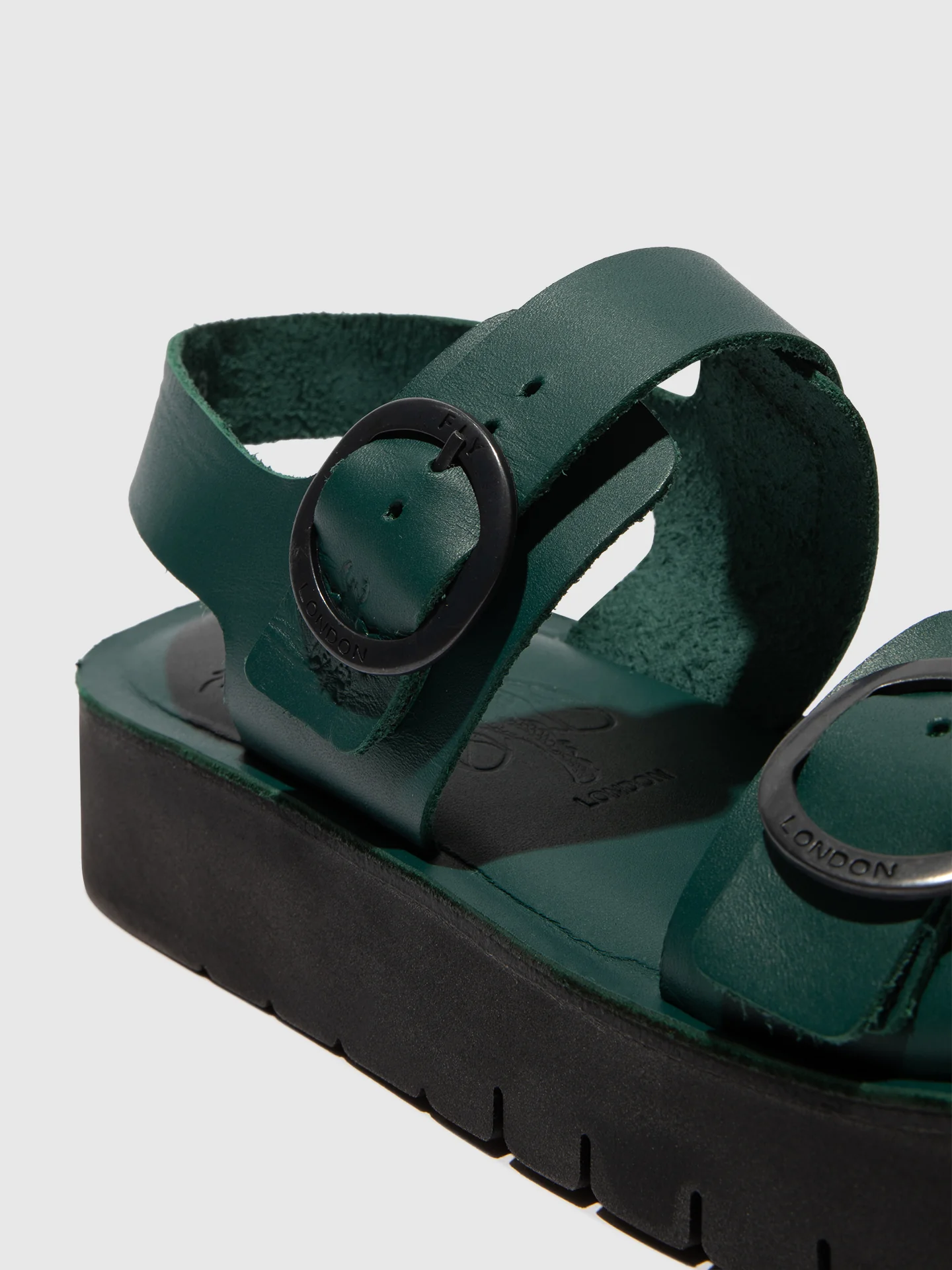 Sling-Back Sandals SOLB260FLY DK MOSS - Image 4