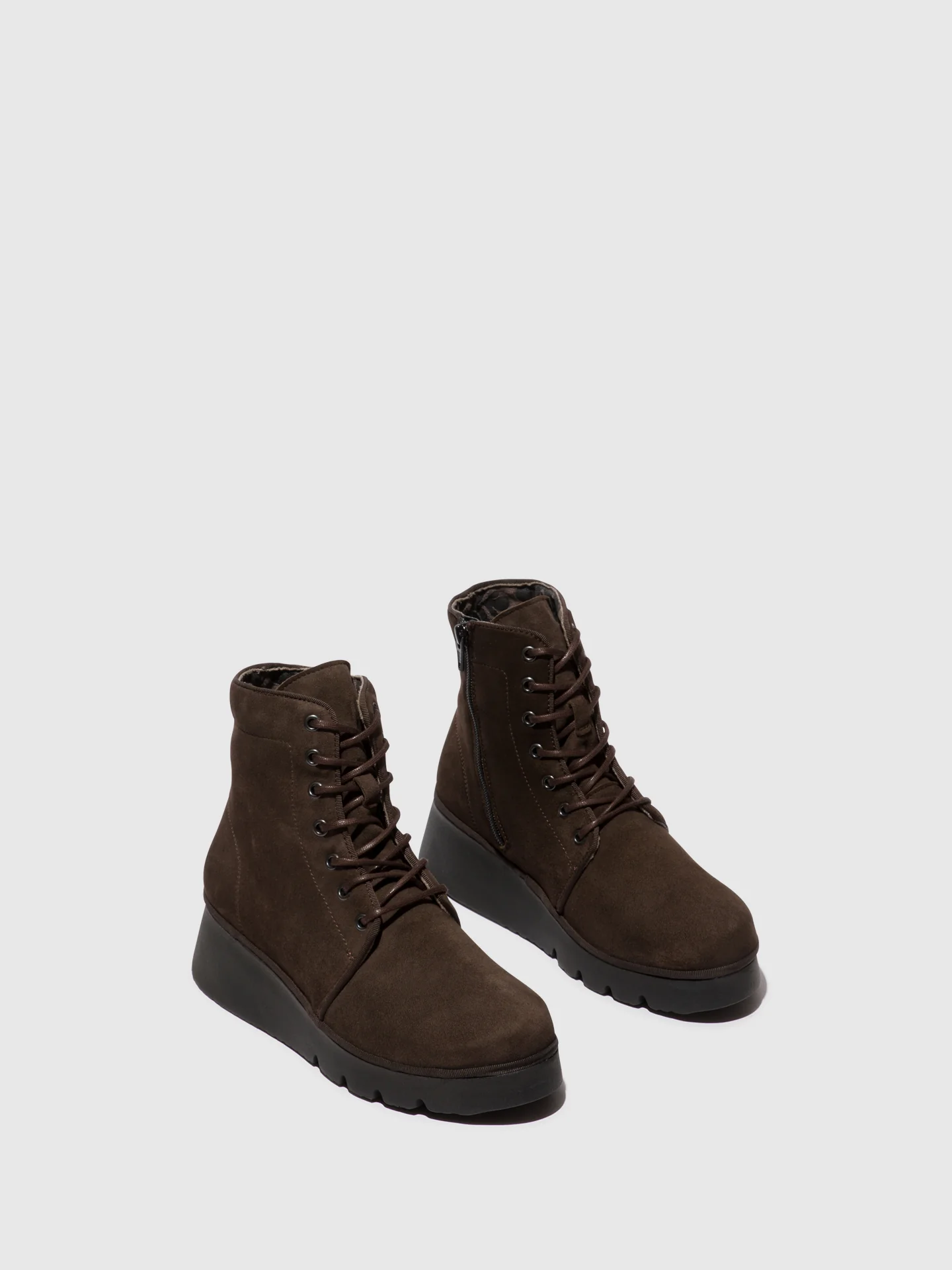 Lace-up Ankle Boots PALL404FLY DK. TAUPE - Image 2