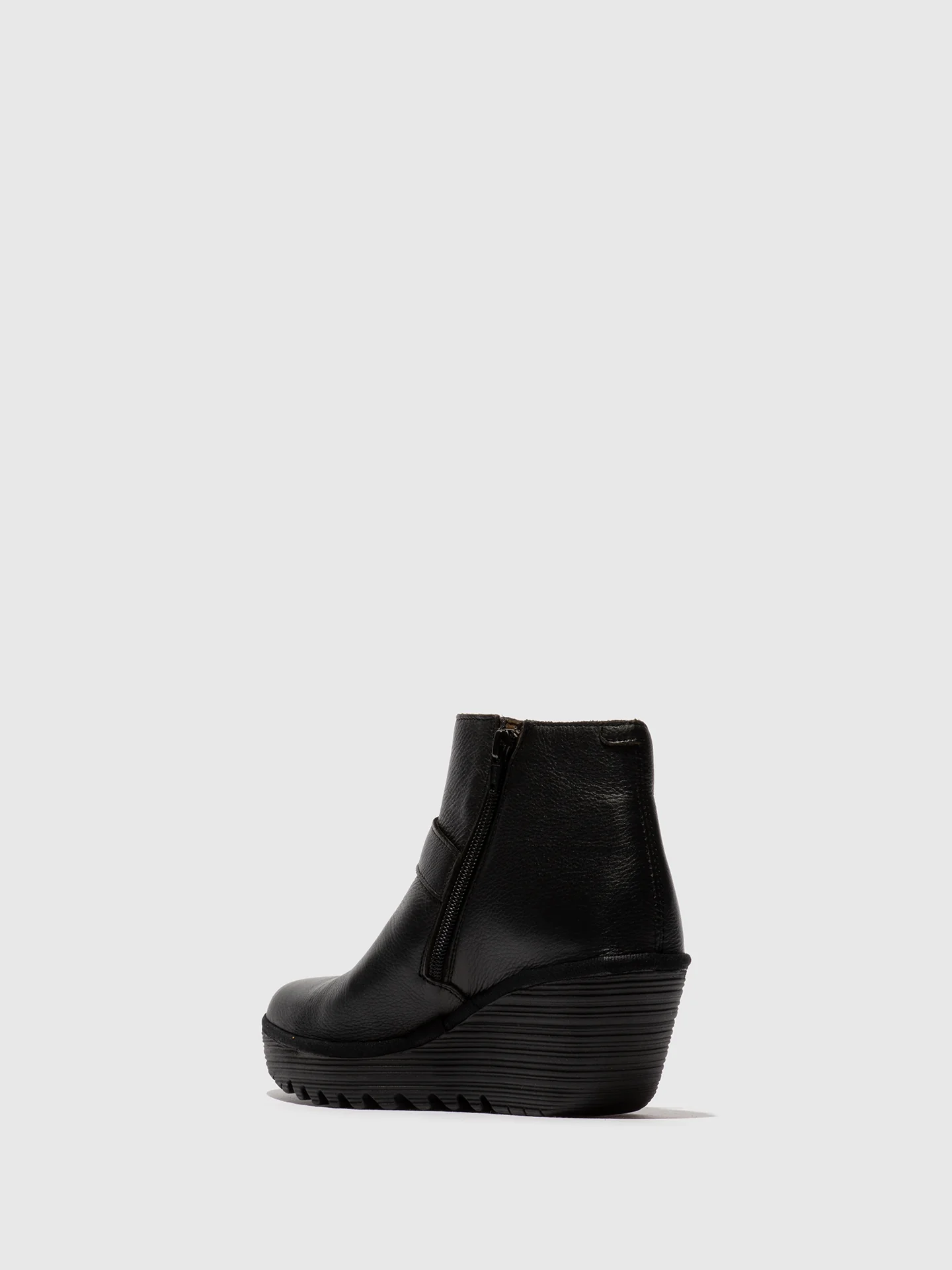 Buckle Ankle Boots YORT597FLY DUBLIN BLACK - Image 3