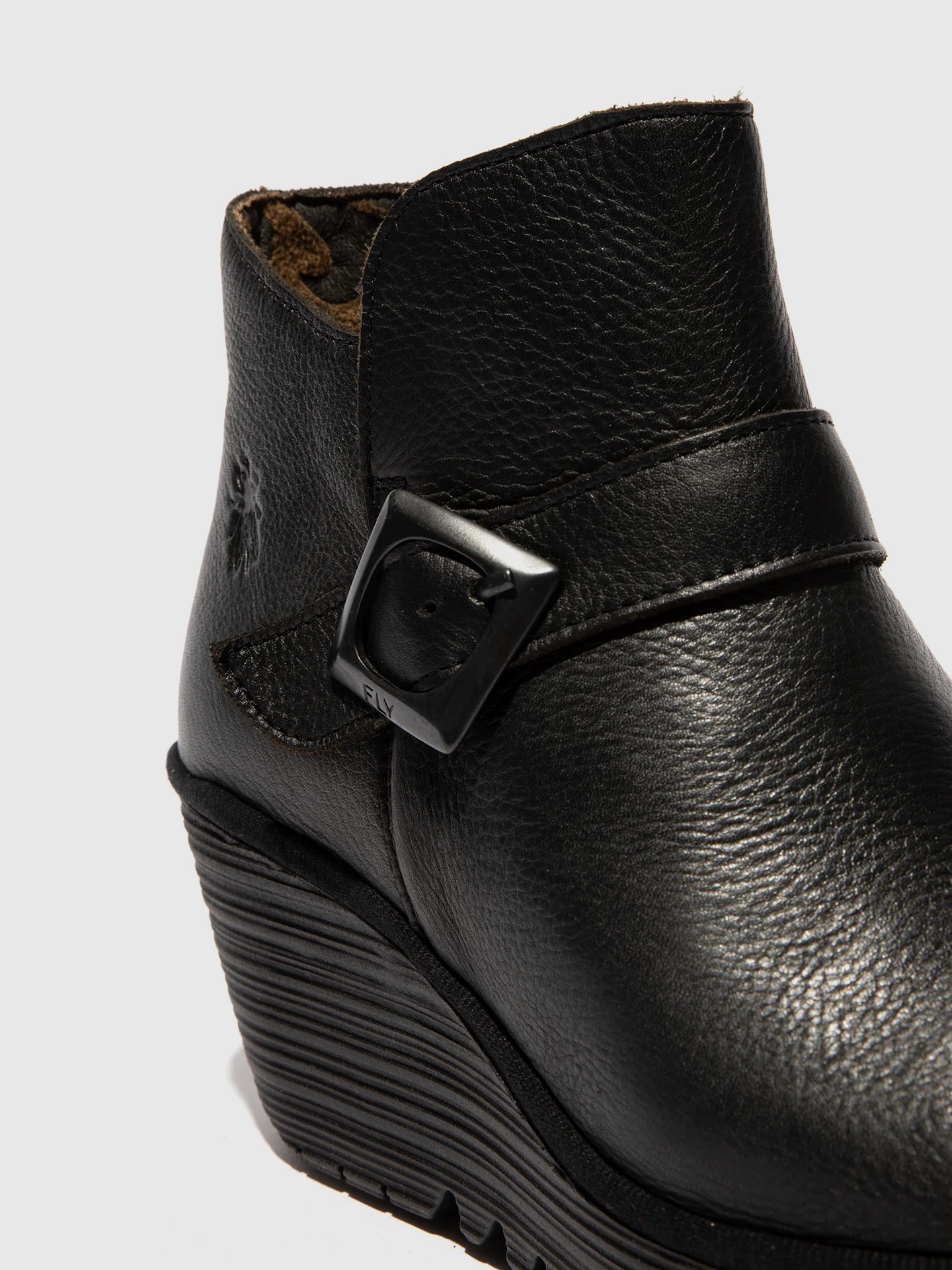 Buckle Ankle Boots YORT597FLY DUBLIN BLACK - Image 4