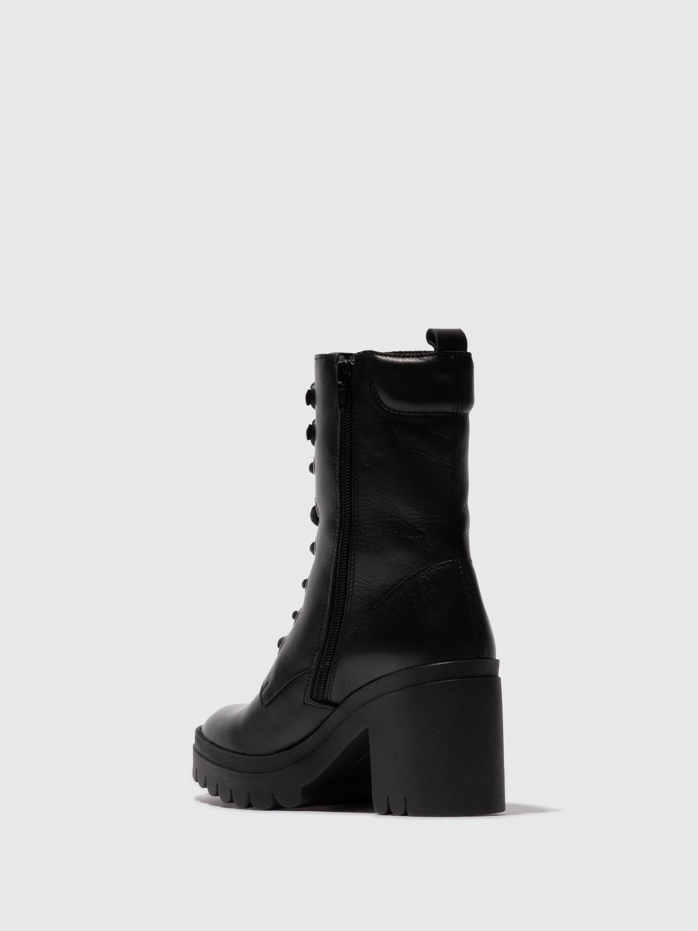 Lace-up Ankle Boots TIEL642FLY DUBLIN BLACK - Image 3
