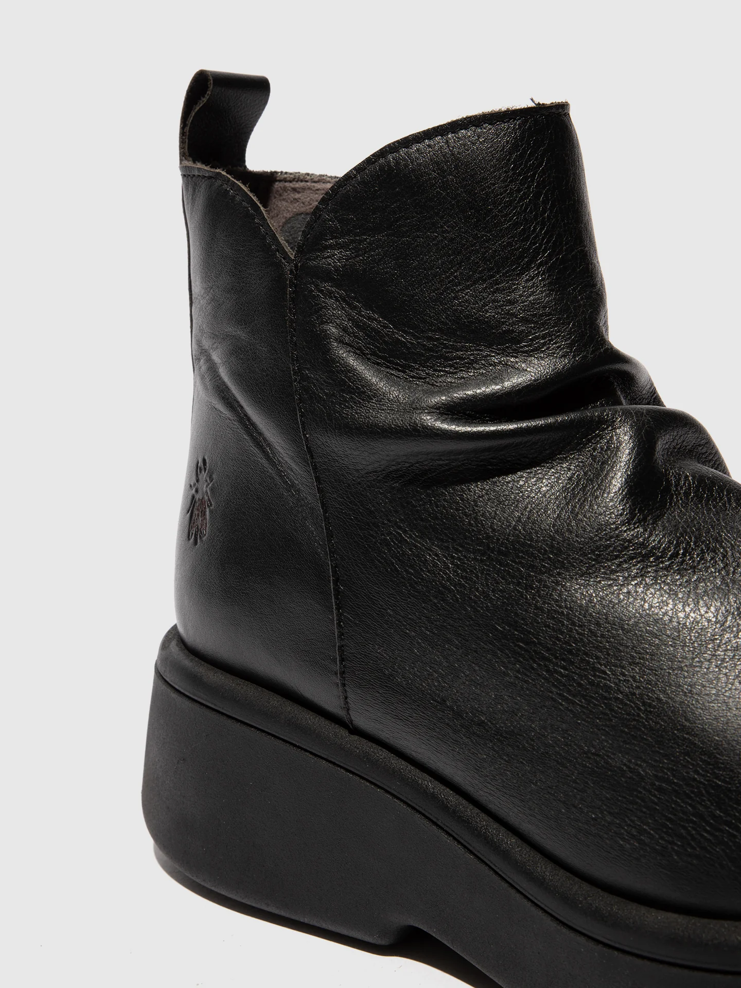 Zip Up Ankle Boots MAZY323FLY DUBLIN BLACK - Image 4