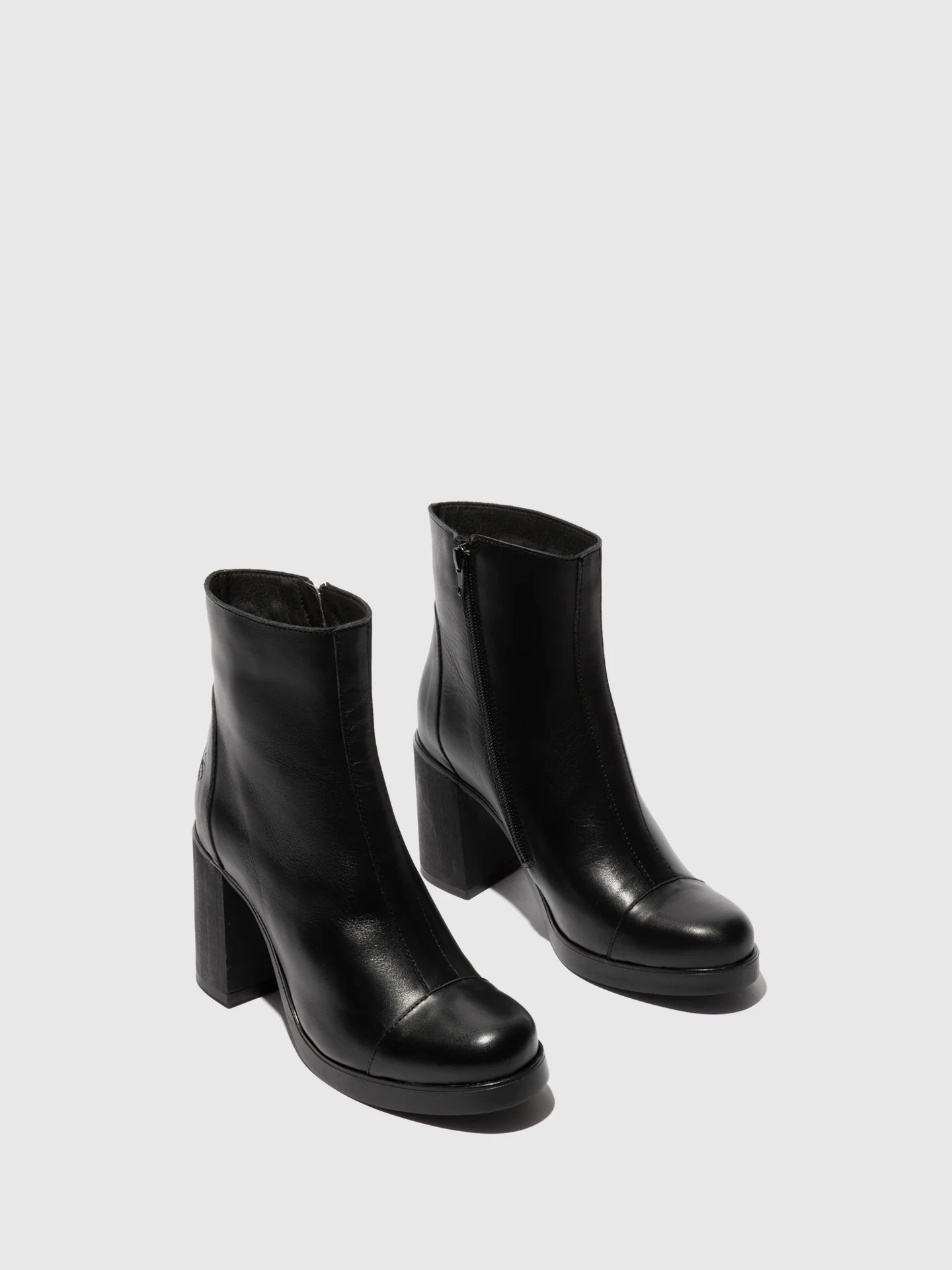 Zip Up Ankle Boots STIR985FLY DUBLIN BLACK - Image 2