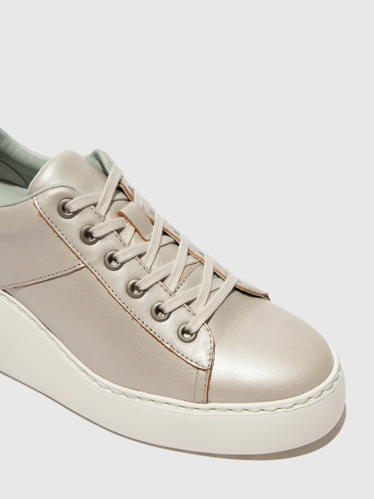 Lace-up Trainers DELF580FLY DUBLIN SILVER - Image 4