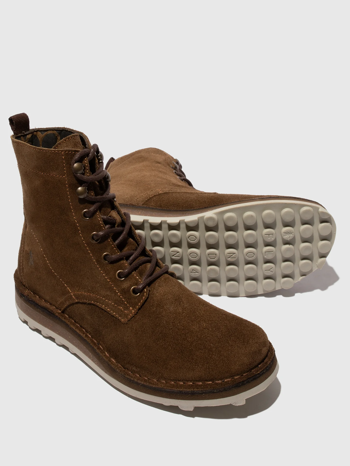 Lace-up Ankle Boots TARK128FLY ELEPHANT - Image 4