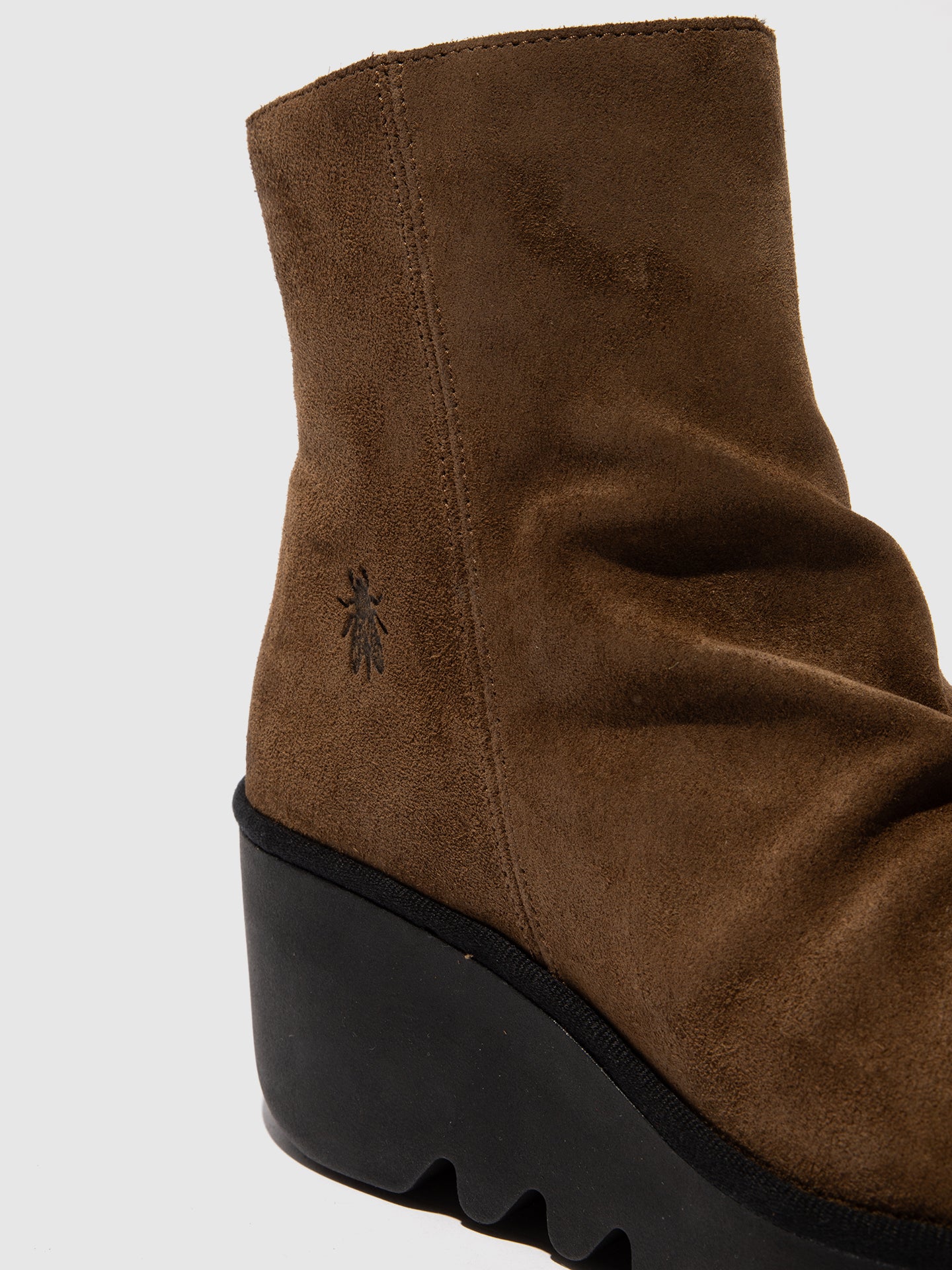 Zip Up Ankle Boots BAAN538FLY ELEPHANT - Image 4