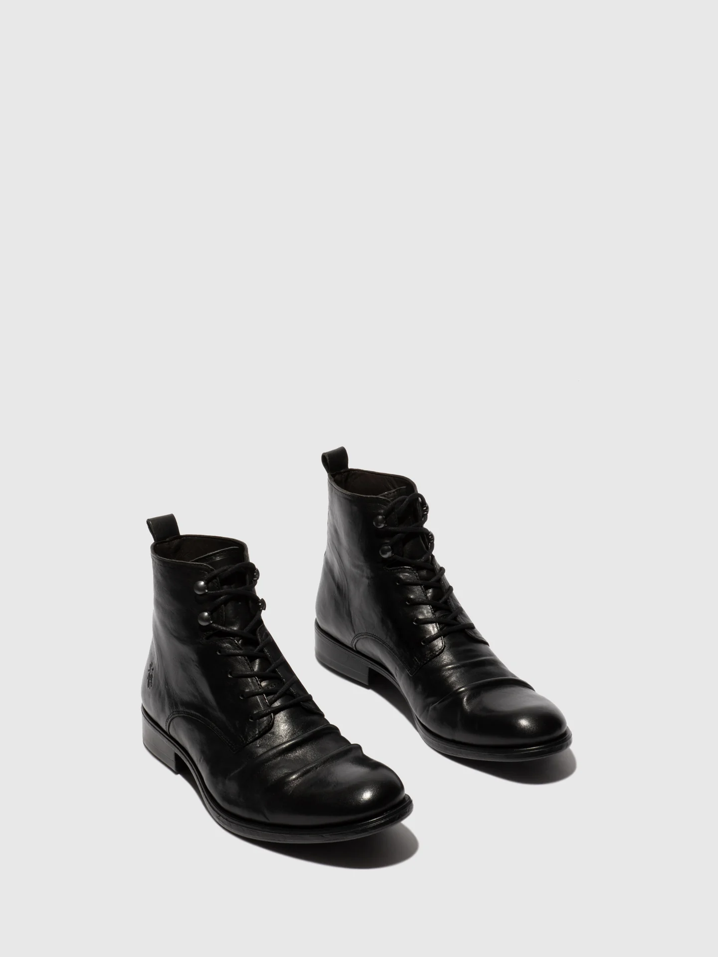 Lace-up Ankle Boots MYKE660FLY ESTIGMA(VEGETAL) BLACK - Image 2